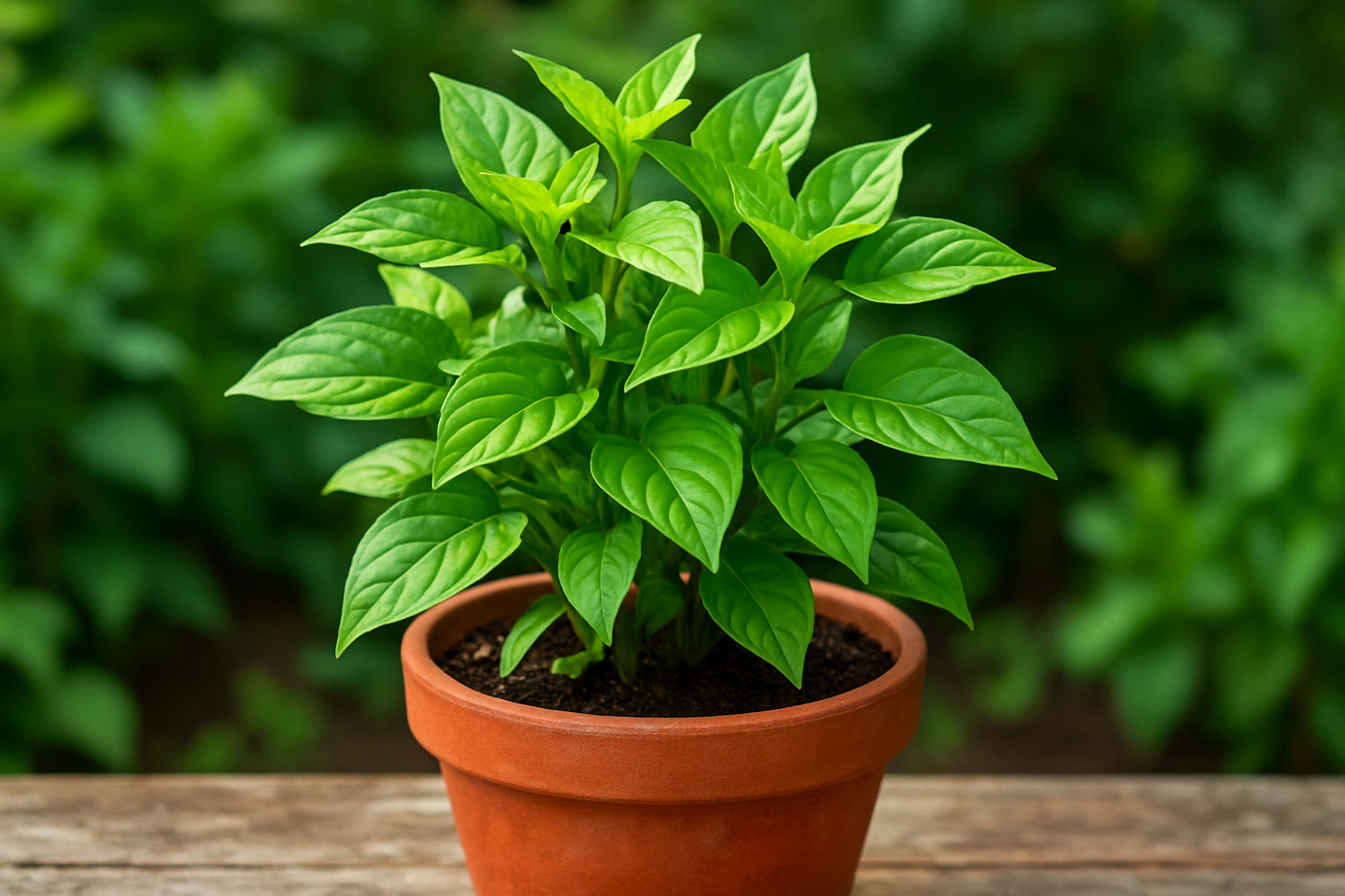 vibrant, healthy-looking plant growing in a pot - Best wellness practices