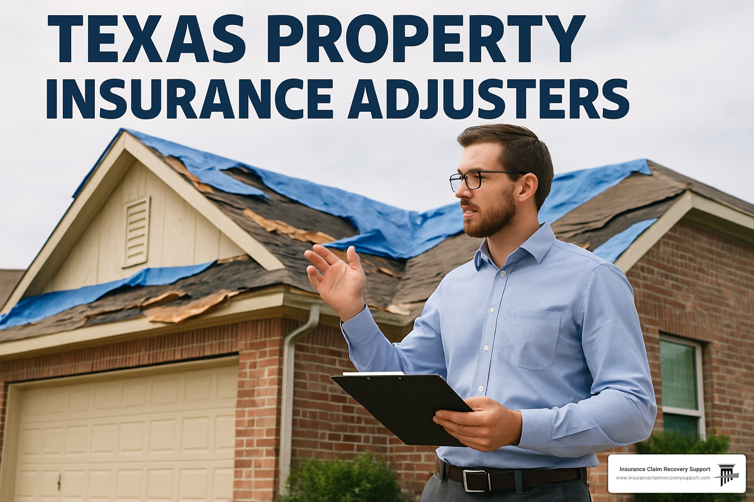 Texas Department of Insurance website on computer screen - Texas property insurance adjusters