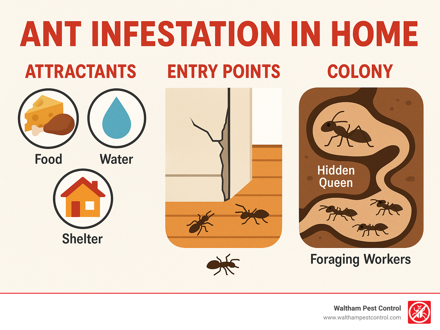 ant entry points home inspection diagram