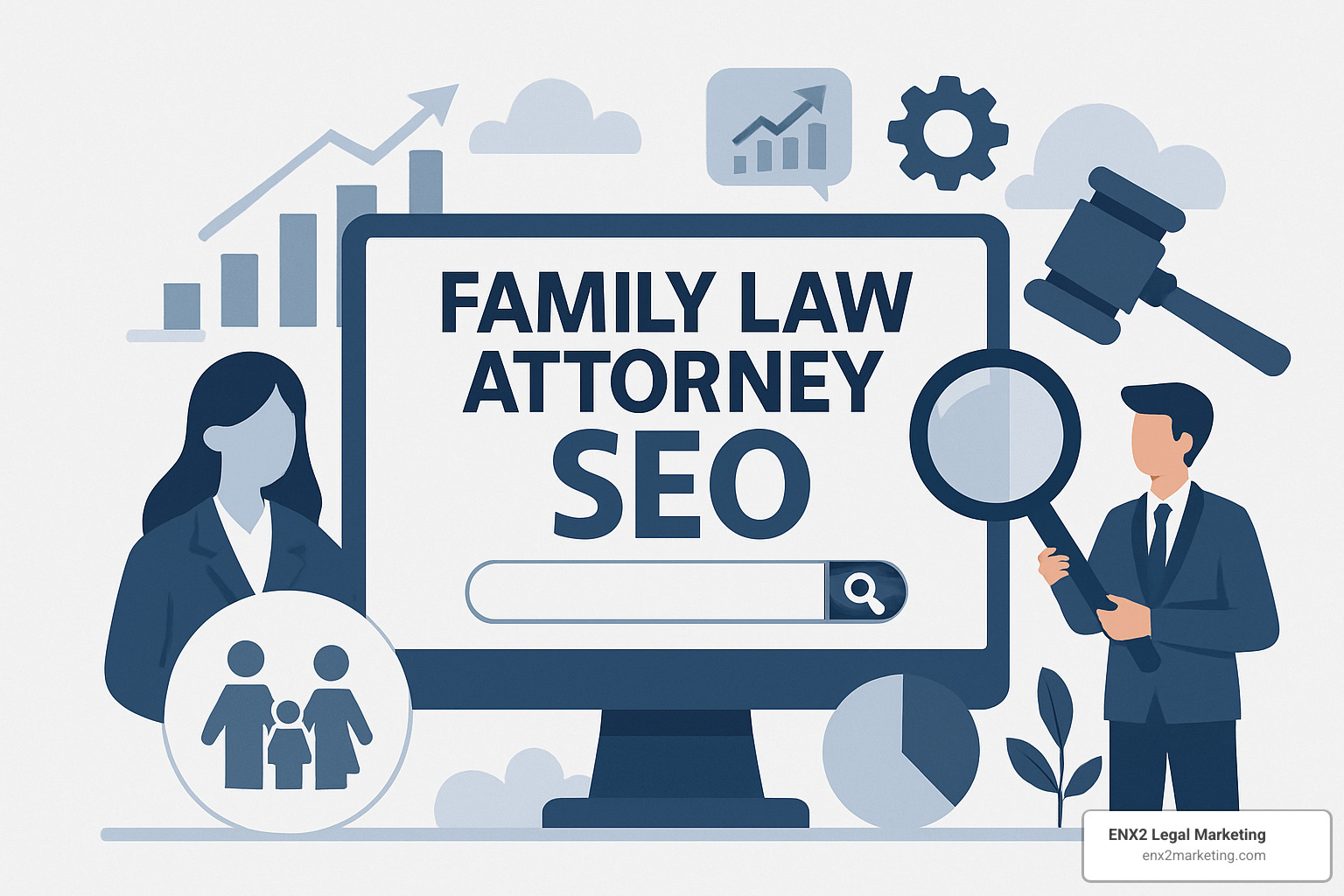 Google Maps local pack result for a family lawyer - family law attorney SEO