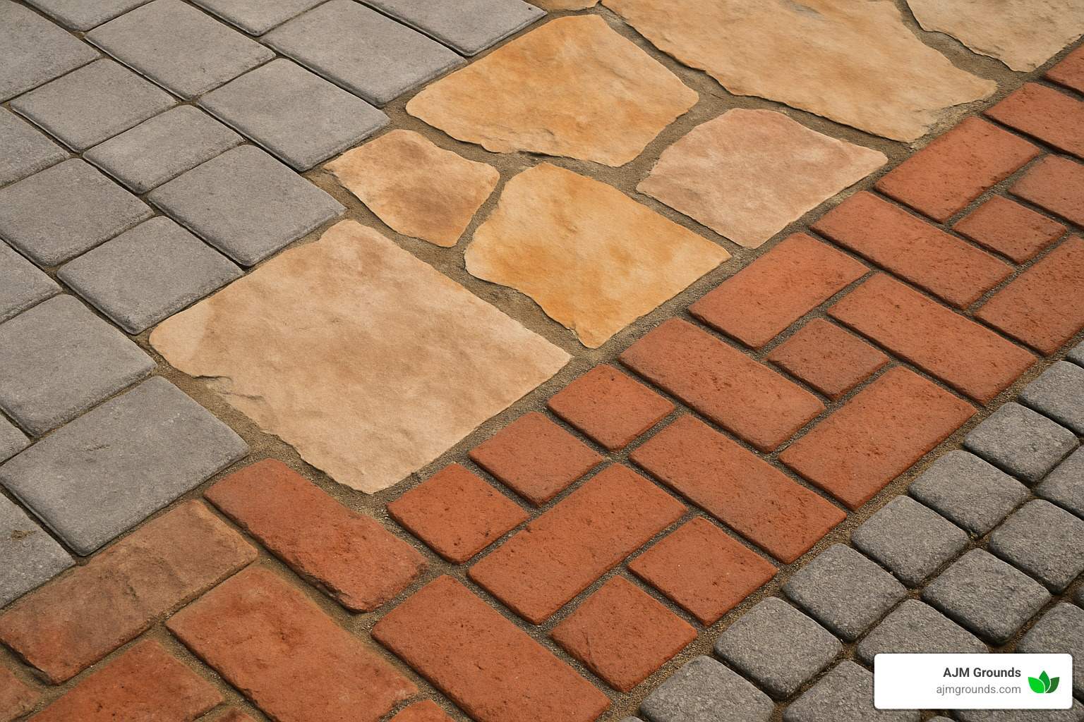 Constructing Confidence with Hardscape Construction Basics variety of hardscape materials including pavers, flagstone, and brick - hardscape construction