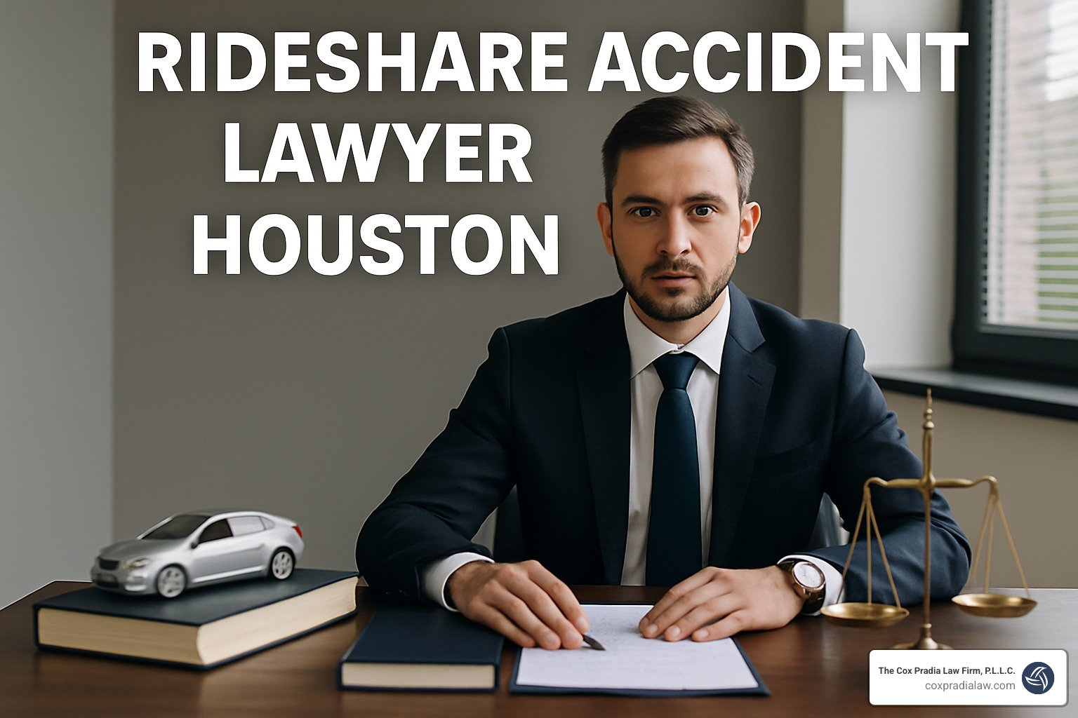 calculator and medical bills spread on desk representing damage calculations - Rideshare accident lawyer Houston