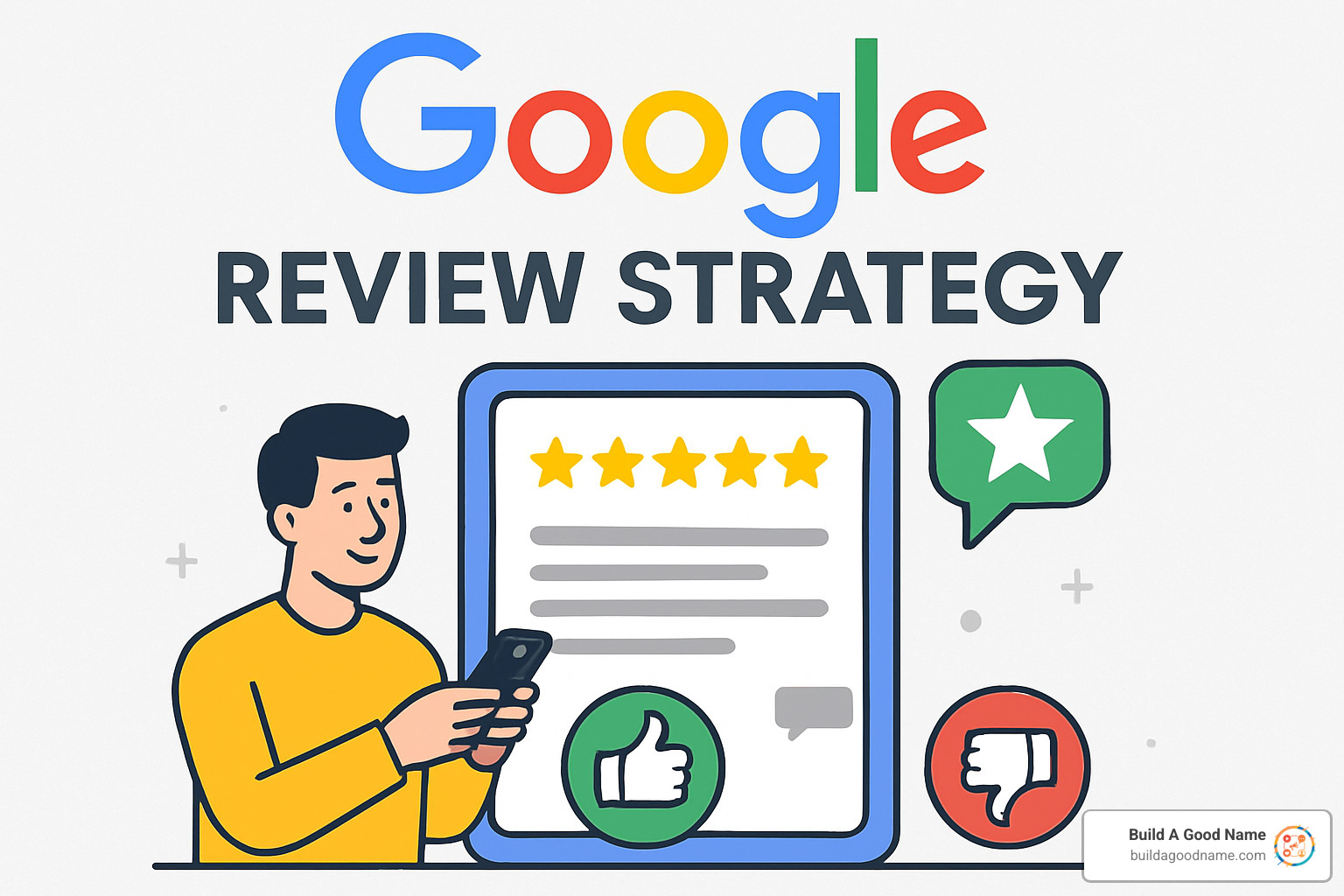 Template for a positive review response - Google review strategy