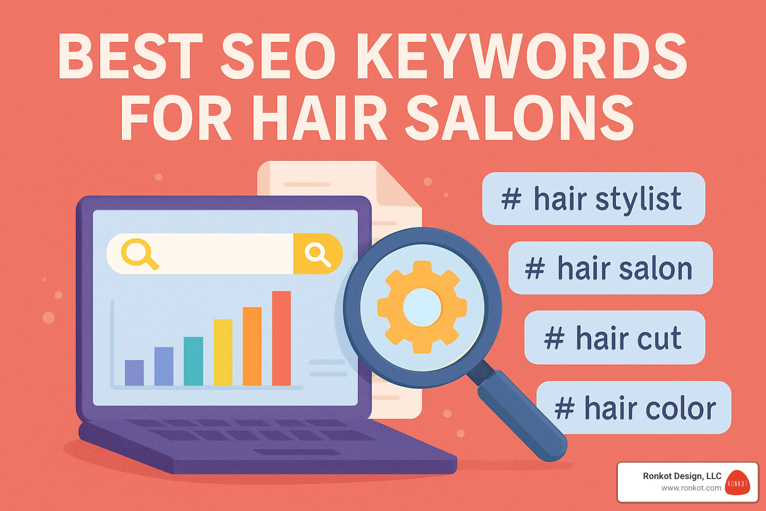 website's service page highlighting keyword placement - best seo keywords for hair salons