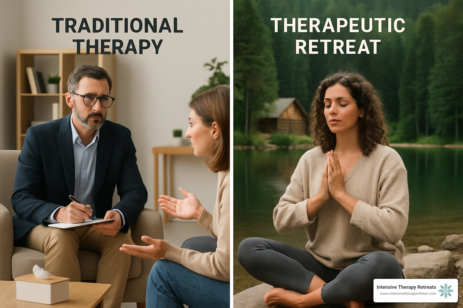 therapeutic retreats comparison - therapeutic retreats