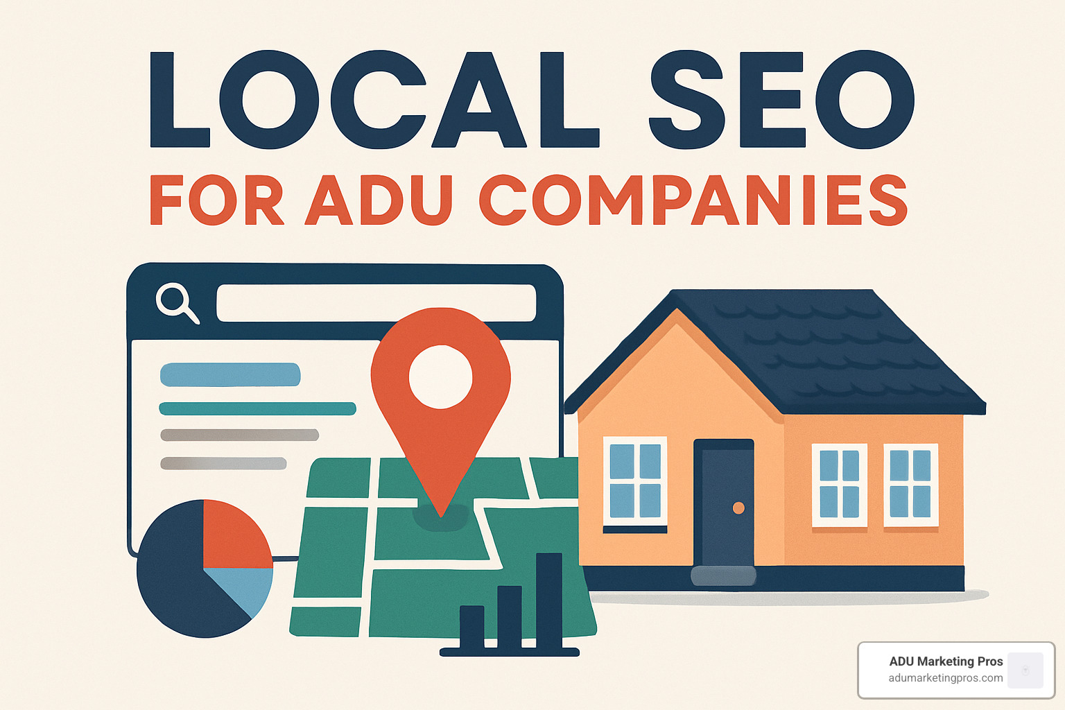 Optimised Google Business Profile for ADU company on smartphone - local SEO for ADU companies