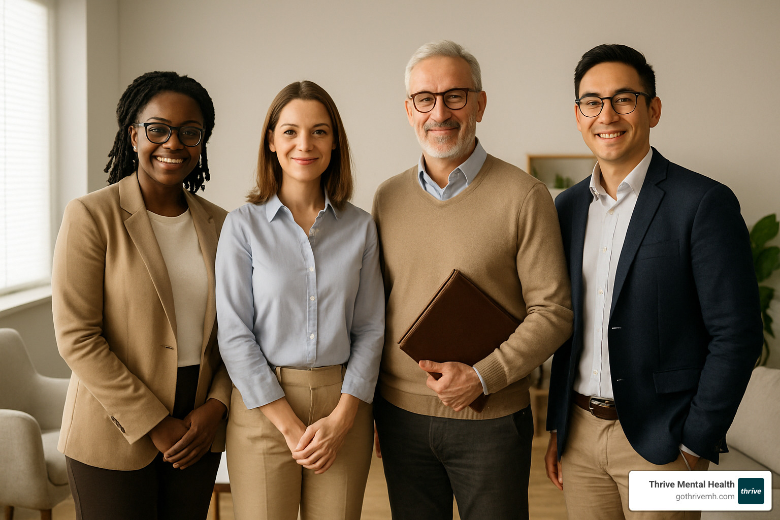 diverse group of therapists in professional setting - medical insurance cover therapy