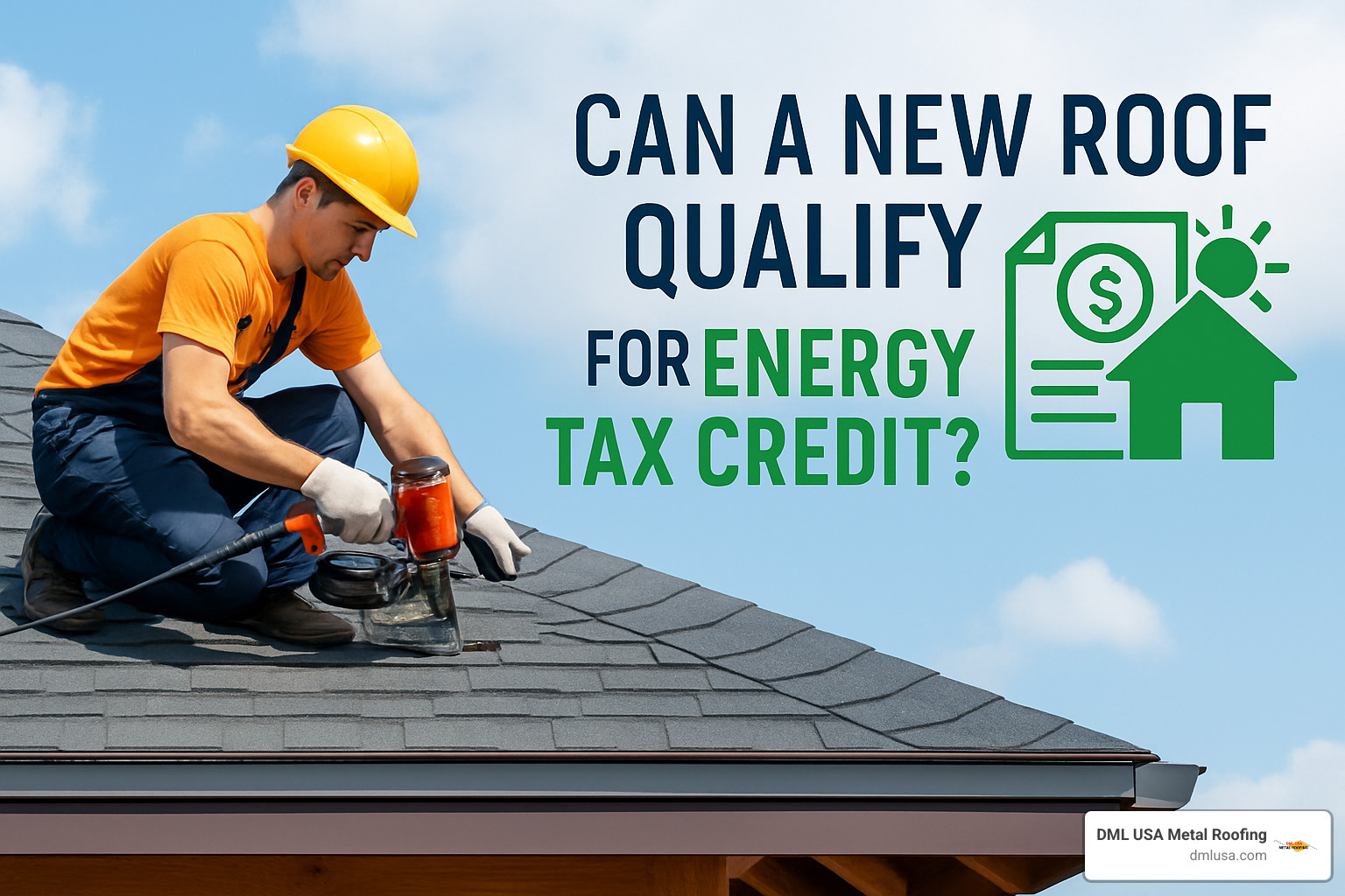 tax forms and calculator next to roofing contract - can a new roof qualify for energy tax credit