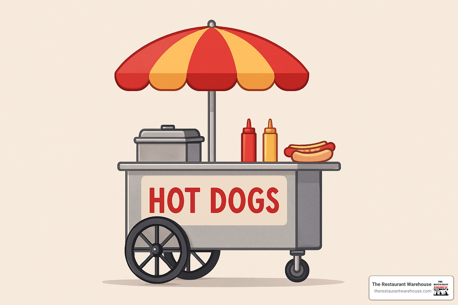 simple hot dog cart - craigslist used food trucks for sale under $5000 near me