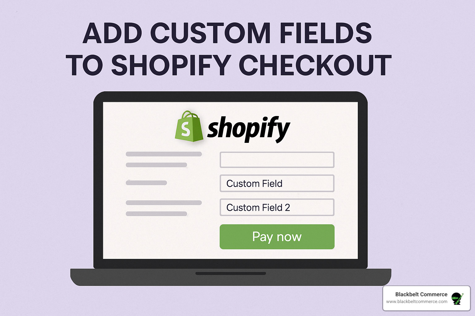 Shopify Admin order page highlighting where custom field data appears - add custom fields to shopify checkout