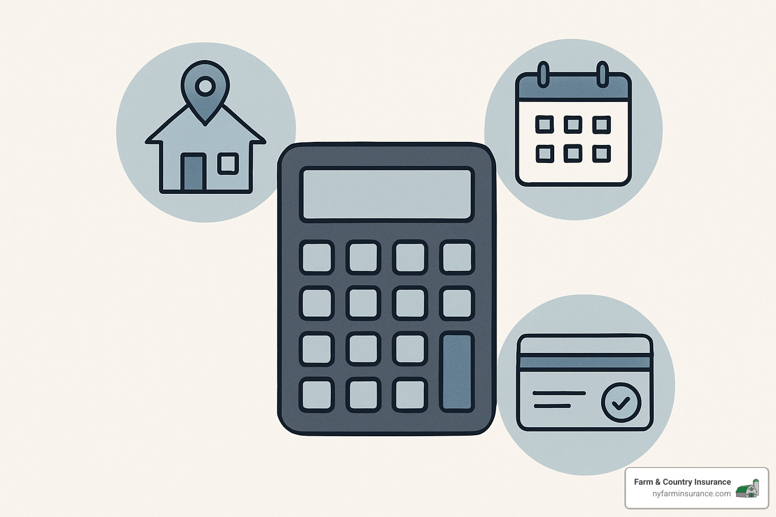 045bc30970ddc5cb7e40932e647a1f4b52d3180c Home Sweet (Affordable) Home Insurance Rising costs? Get expert tips to find cheap homeowners insurance. Understand factors, compare policies, and secure affordable protection now. calculator with icons representing various cost factors like location, home age, and credit score - cheap homeowners insurance