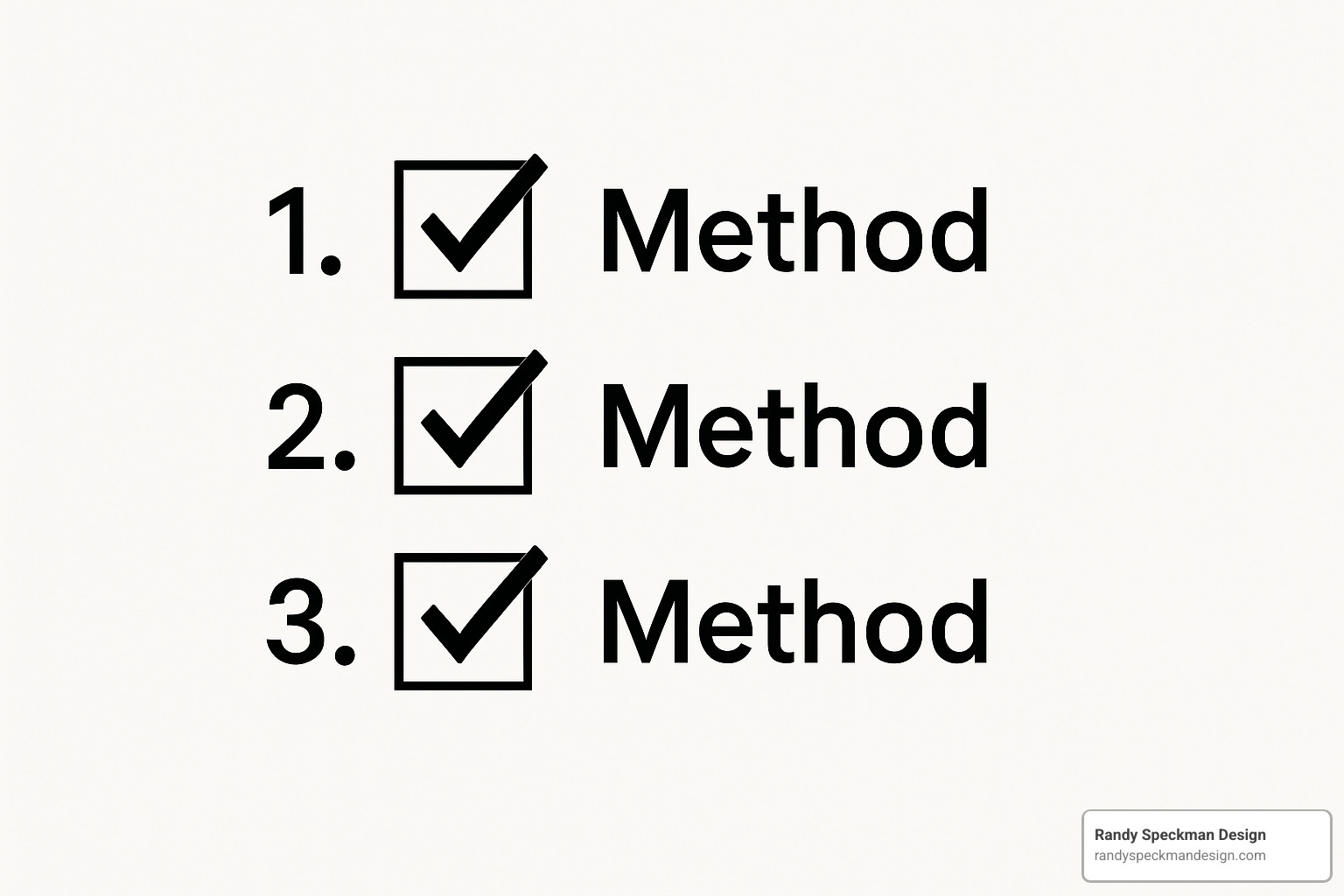 checklist with the three methods listed - how to find the domain provider of a website