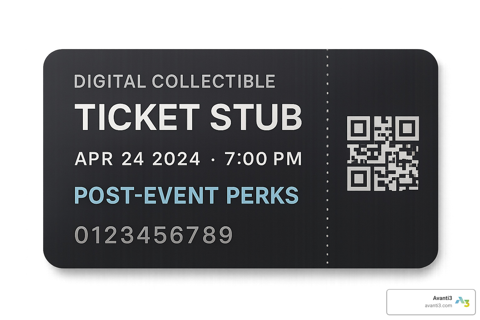 digital collectible ticket stub with post-event perks - Blockchain based ticketing