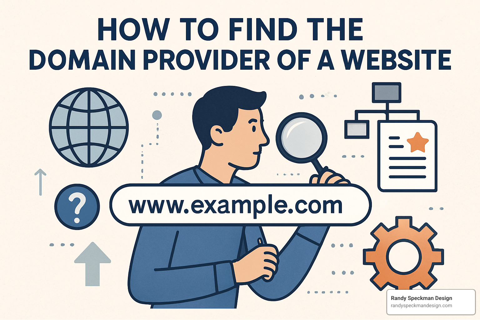 ICANN lookup tool results page with the "Registrar Information" section highlighted - how to find the domain provider of a website