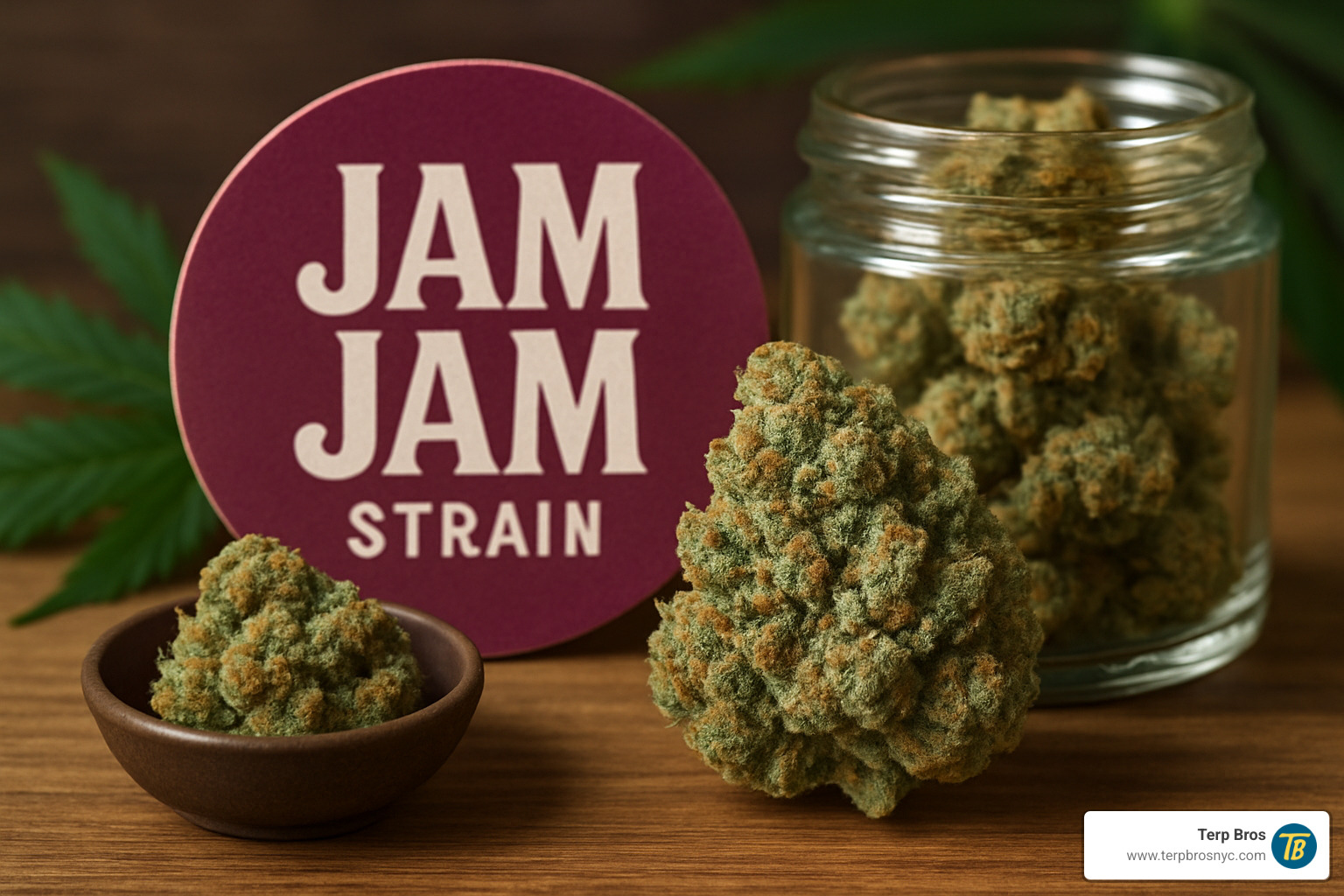 Cannabis plant genetics chart - jam jam strain