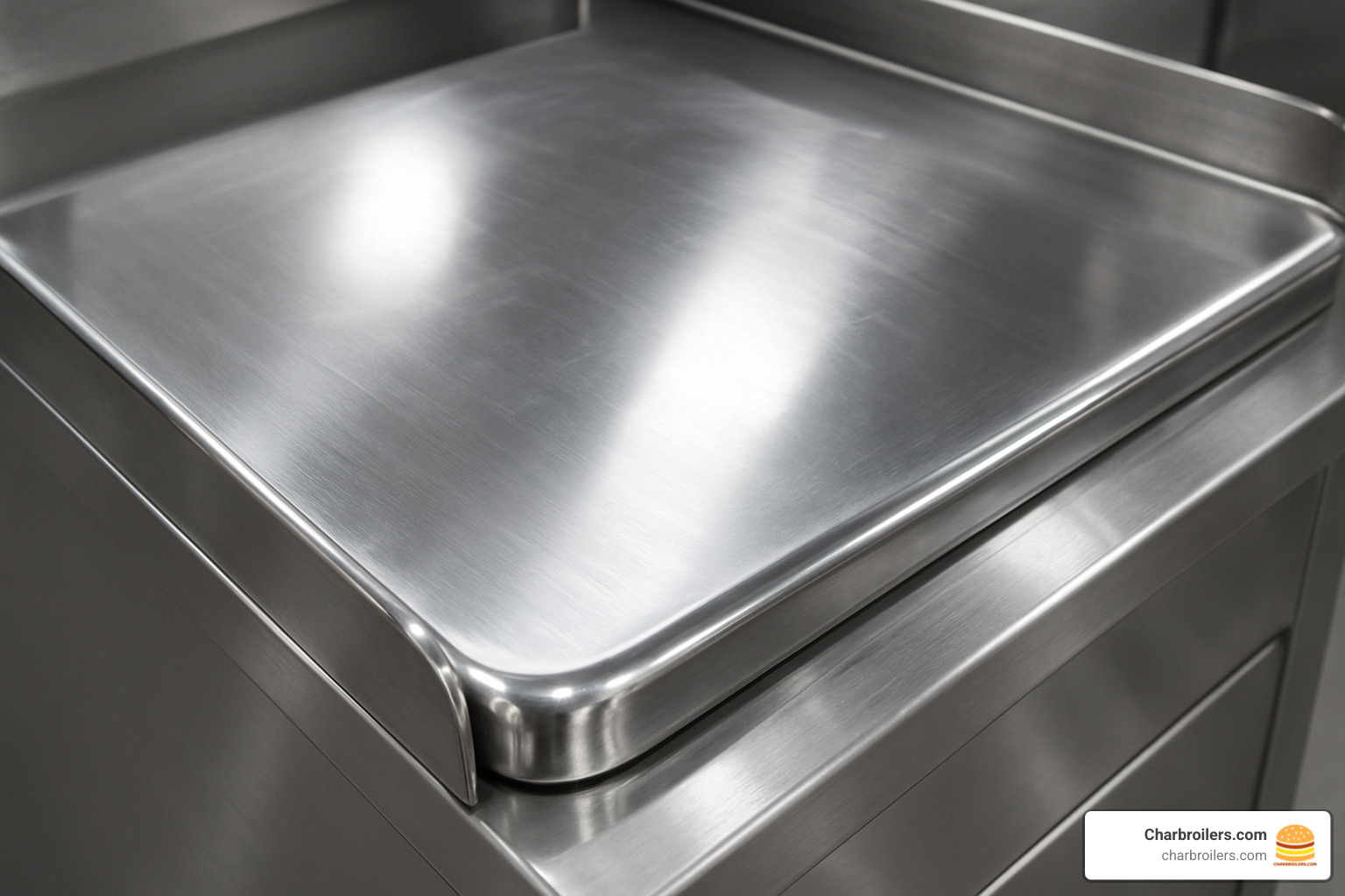 thick polished steel griddle plate - atosa 24 griddle