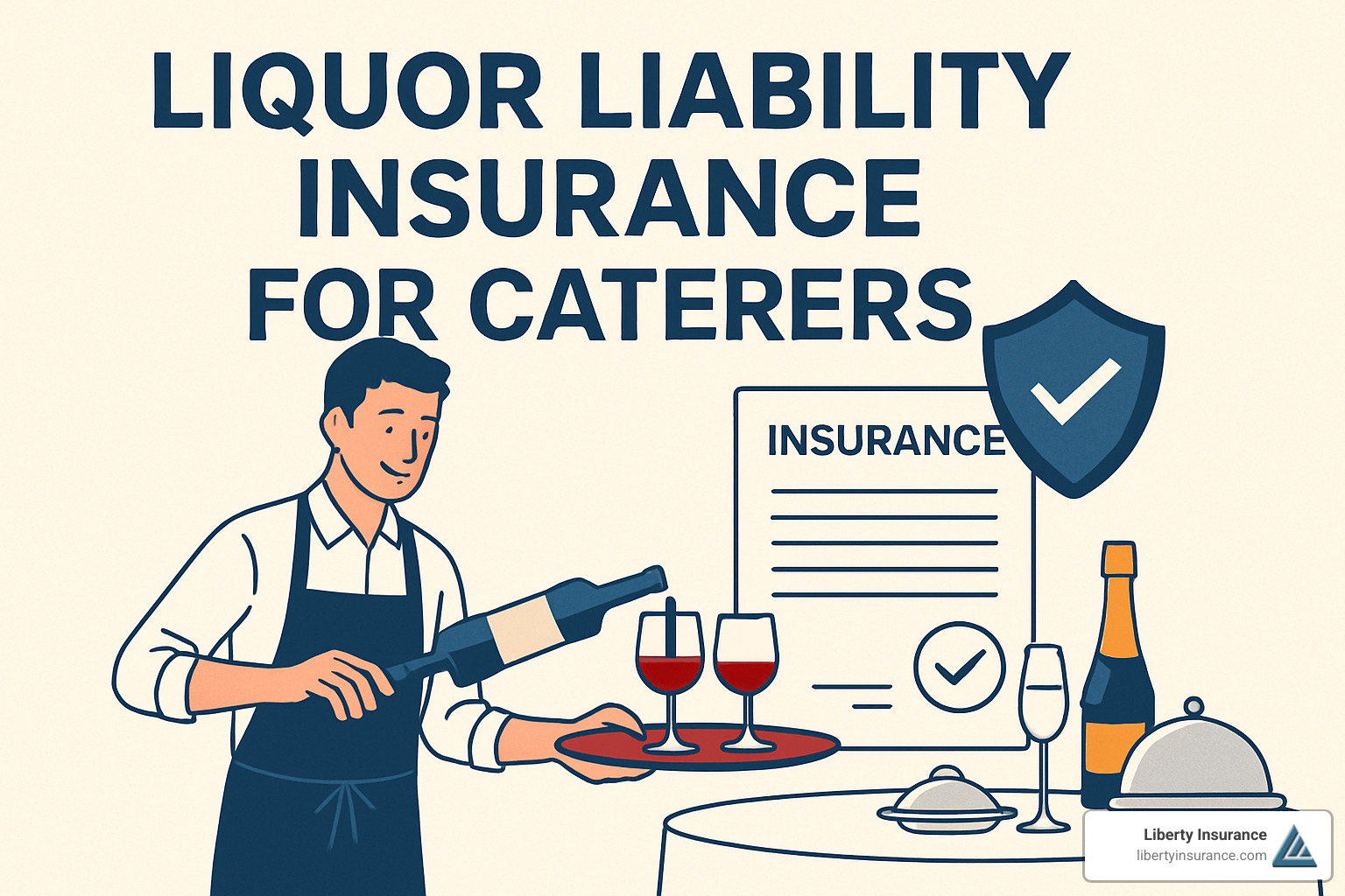 6566448bdcfc9538d27230a6d24199ed7df554e7 Don't Get Shaken or Stirred—Liquor Liability Insurance for Caterers Explained Protect your catering business. Learn why liquor liability insurance for caterers is essential, what it covers, and how to get it. catering contract with insurance requirement clause highlighted - liquor liability insurance for caterers