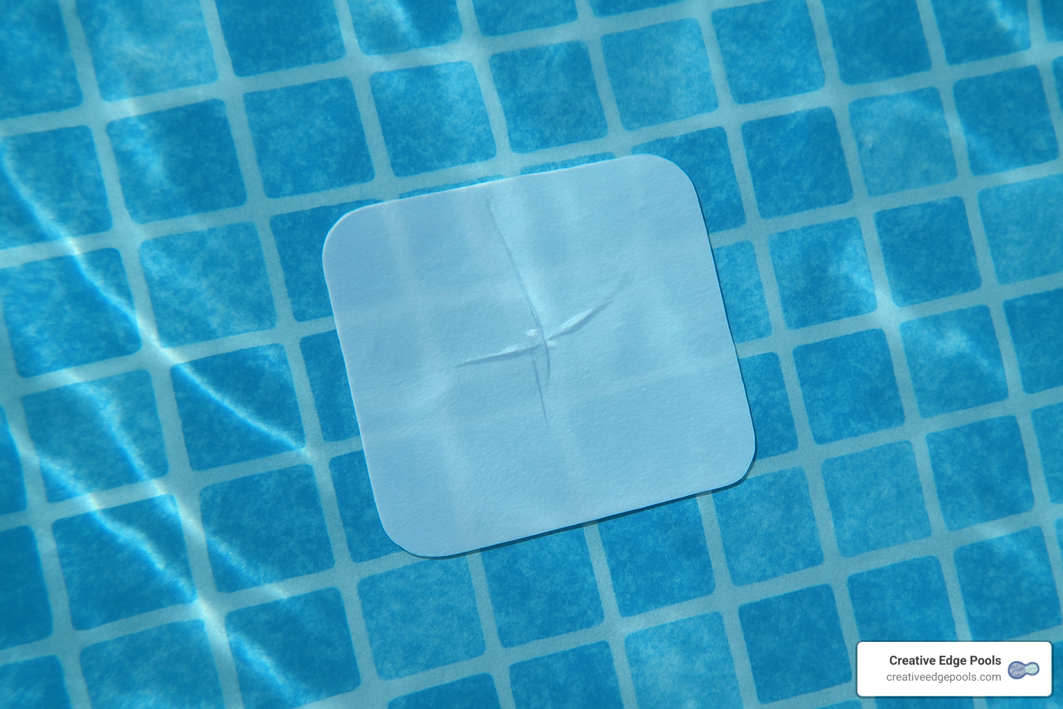 small underwater patch on a pool liner - cost of a pool liner above ground