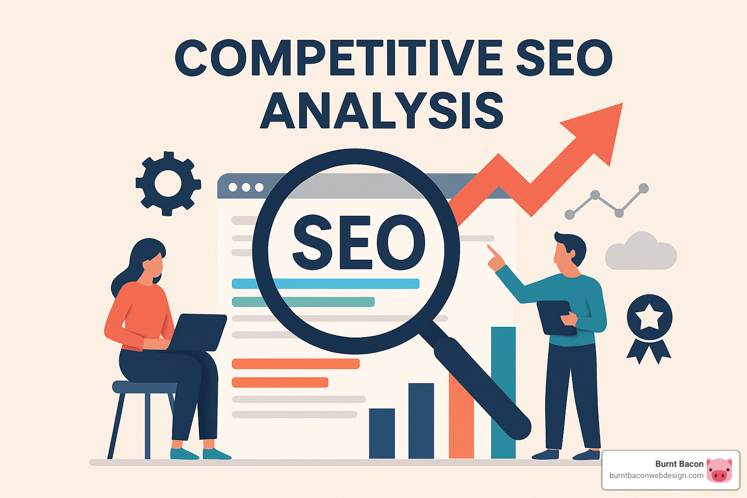 dashboard showing competitor keyword data analysis - competitive SEO analysis dashboard showing competitor keyword data analysis - competitive SEO analysis