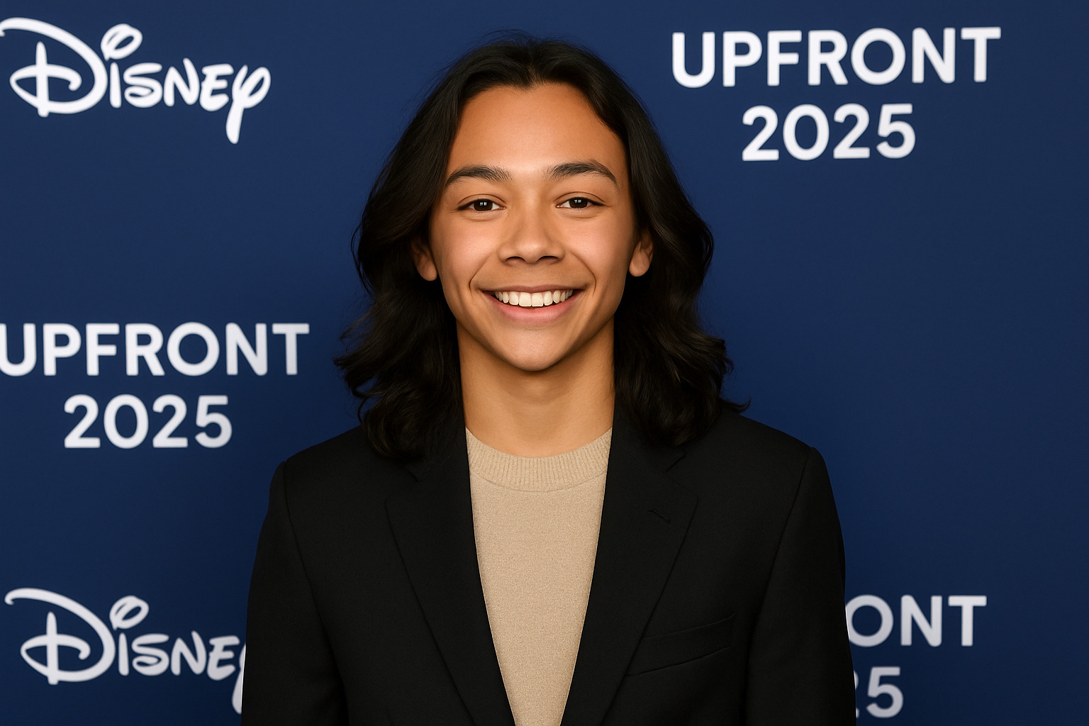 Malachi Barton at Disney Upfront 2025 event - malachi barton