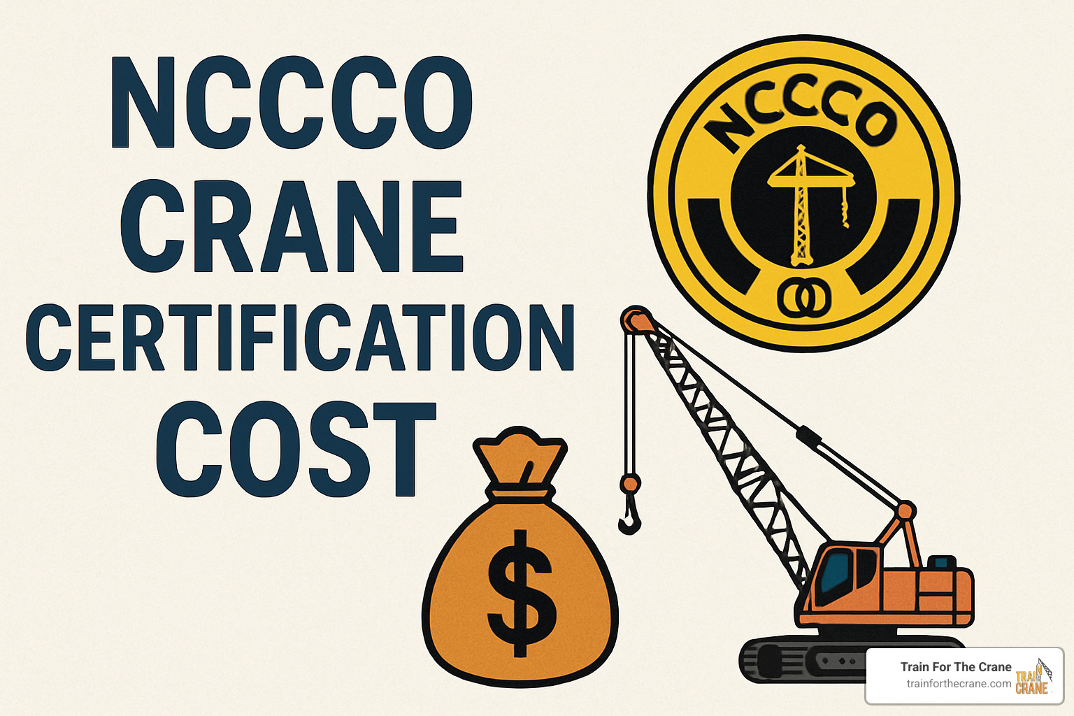 NCCCO logo next to price list - nccco crane certification cost