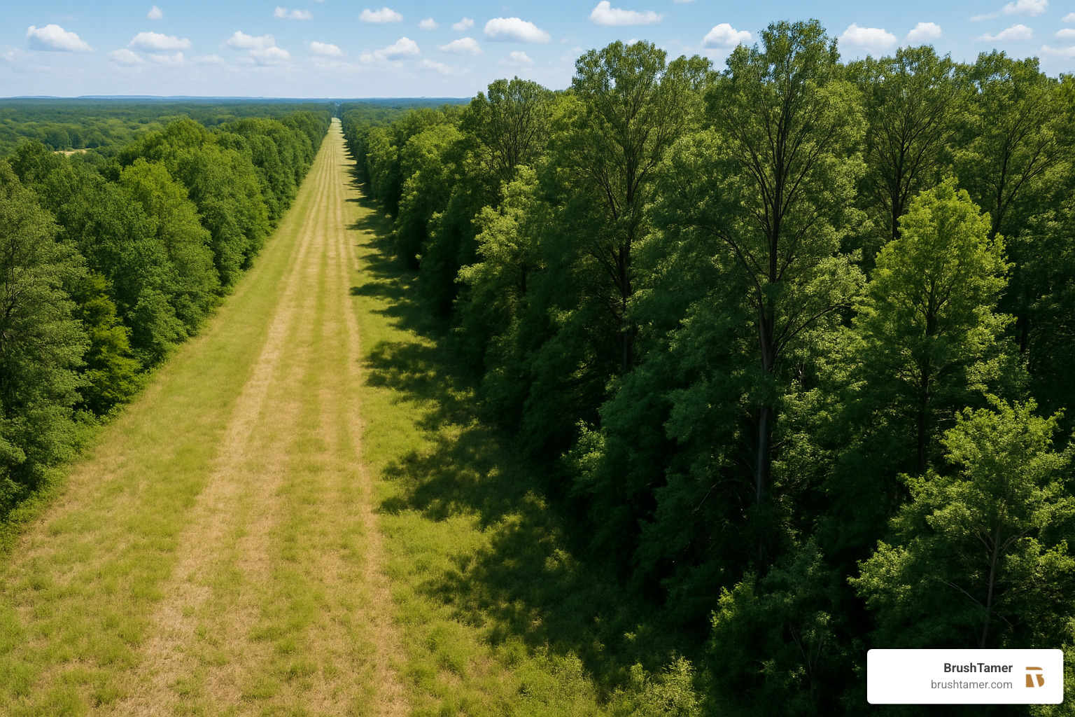 aerial patrol view comparing clear vs overgrown pipeline right-of-way - pipeline right of way clearing aerial patrol view comparing clear vs overgrown pipeline right-of-way - pipeline right of way clearing
