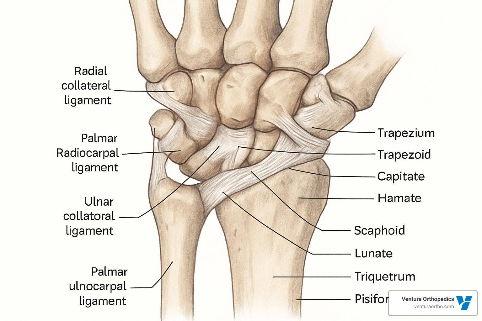 A Comprehensive Guide To Wrist Ligaments Ventura Orthopedics