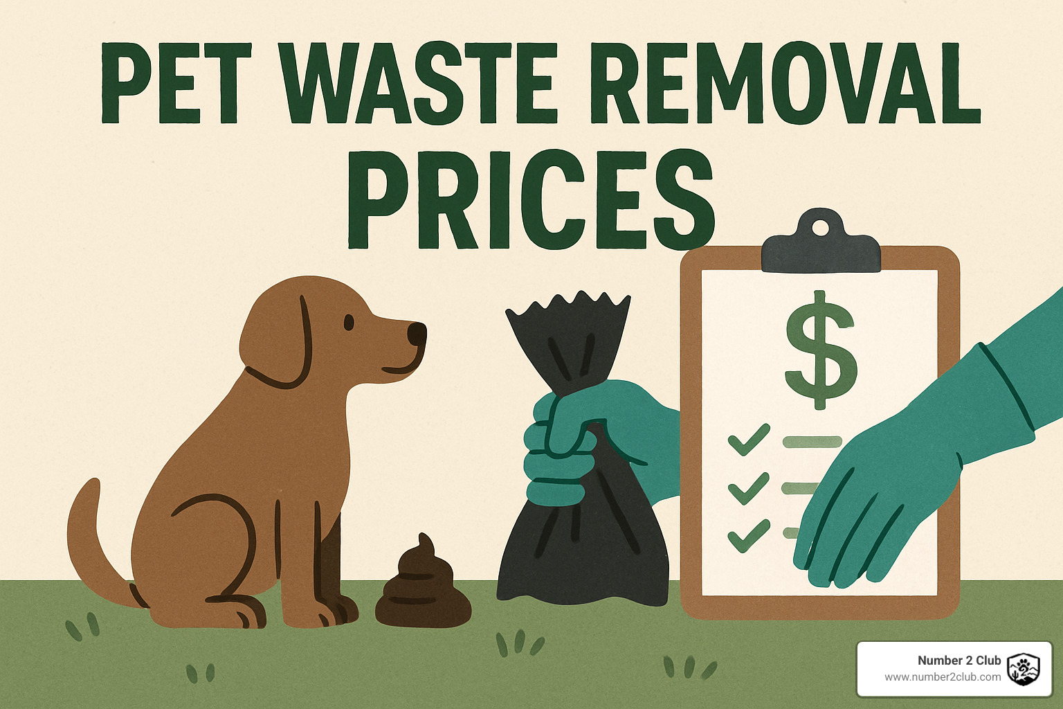 Technician applying pet-safe deodorizer spray to a residential backyard - pet waste removal prices