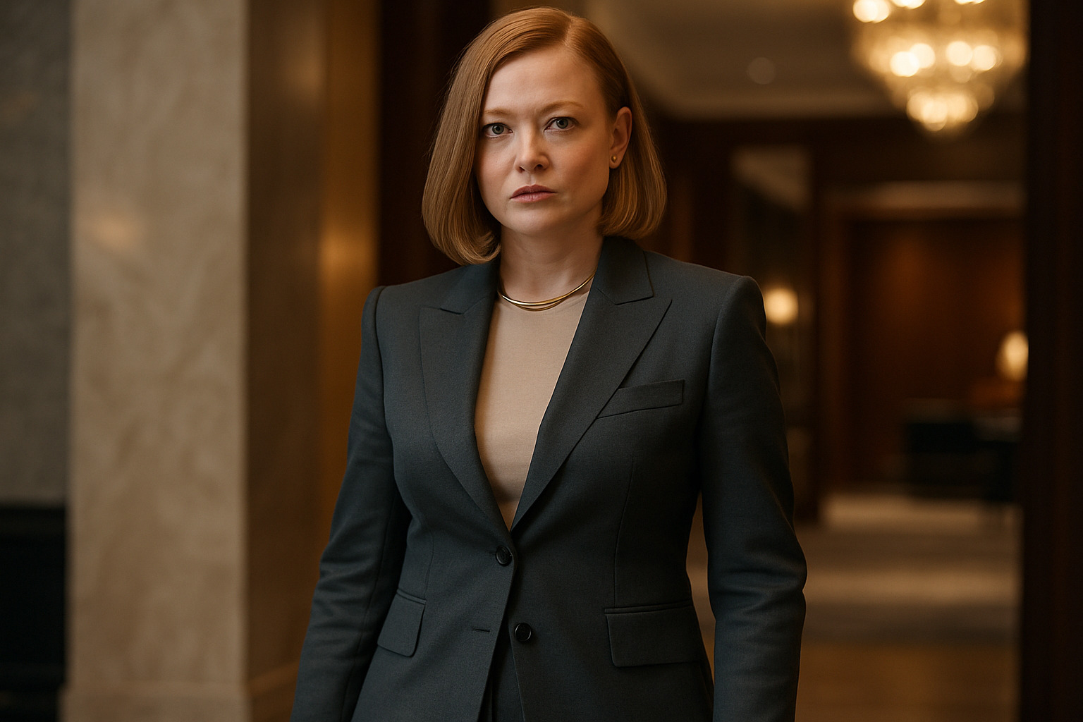 Sarah Snook as Shiv Roy in Succession - Sarah Snook
