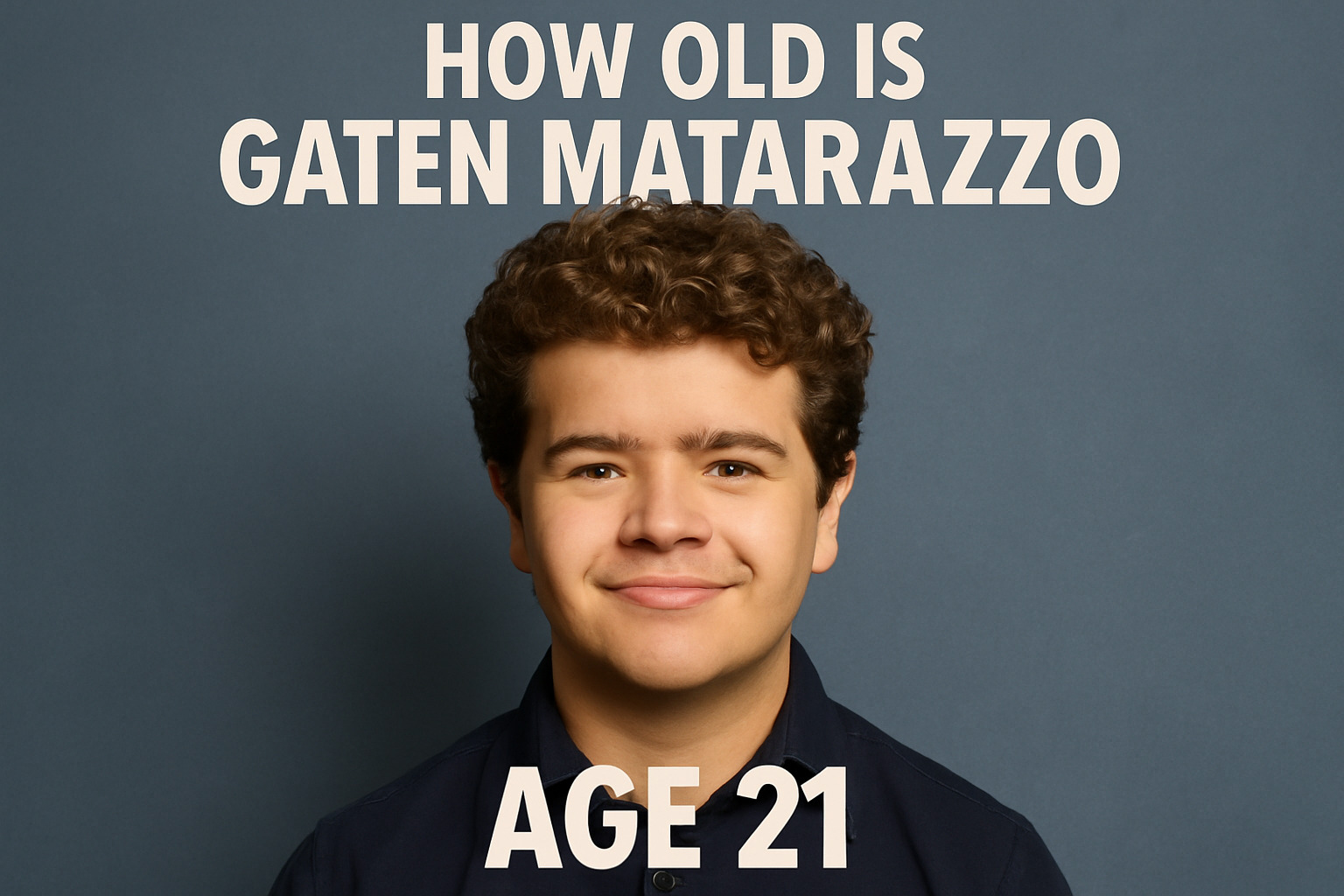 Gaten Matarazzo speaking at charity event - how old is gaten matarazzo