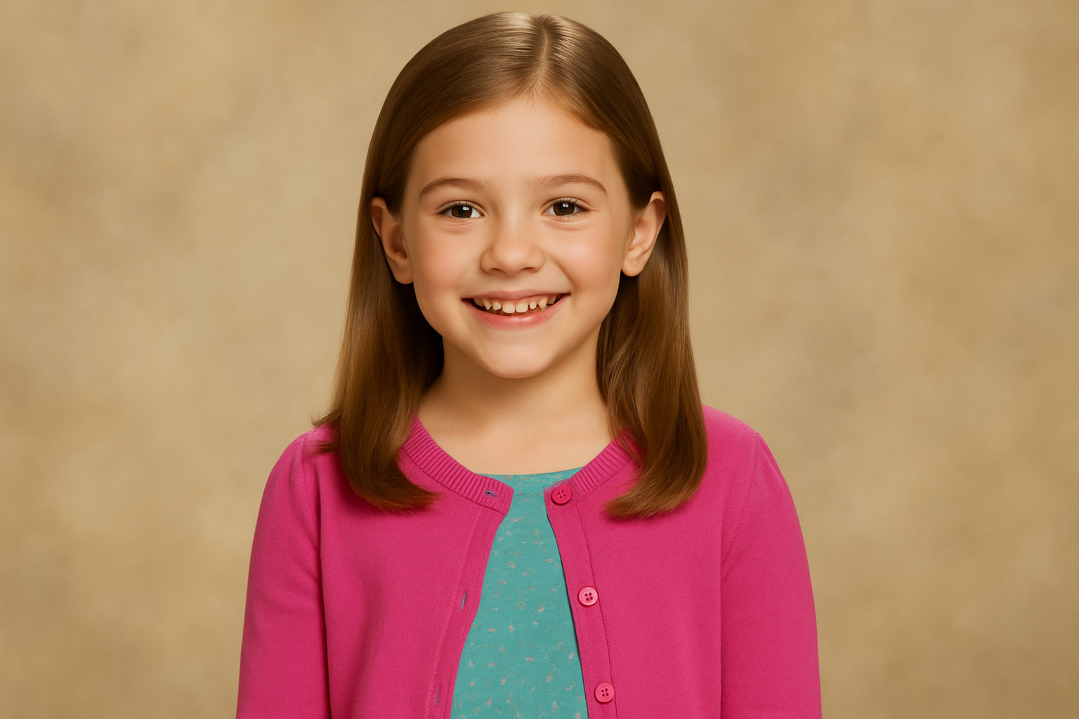 Early career promotional still showing young Emma Myers in one of her first television appearances - Emma Myers