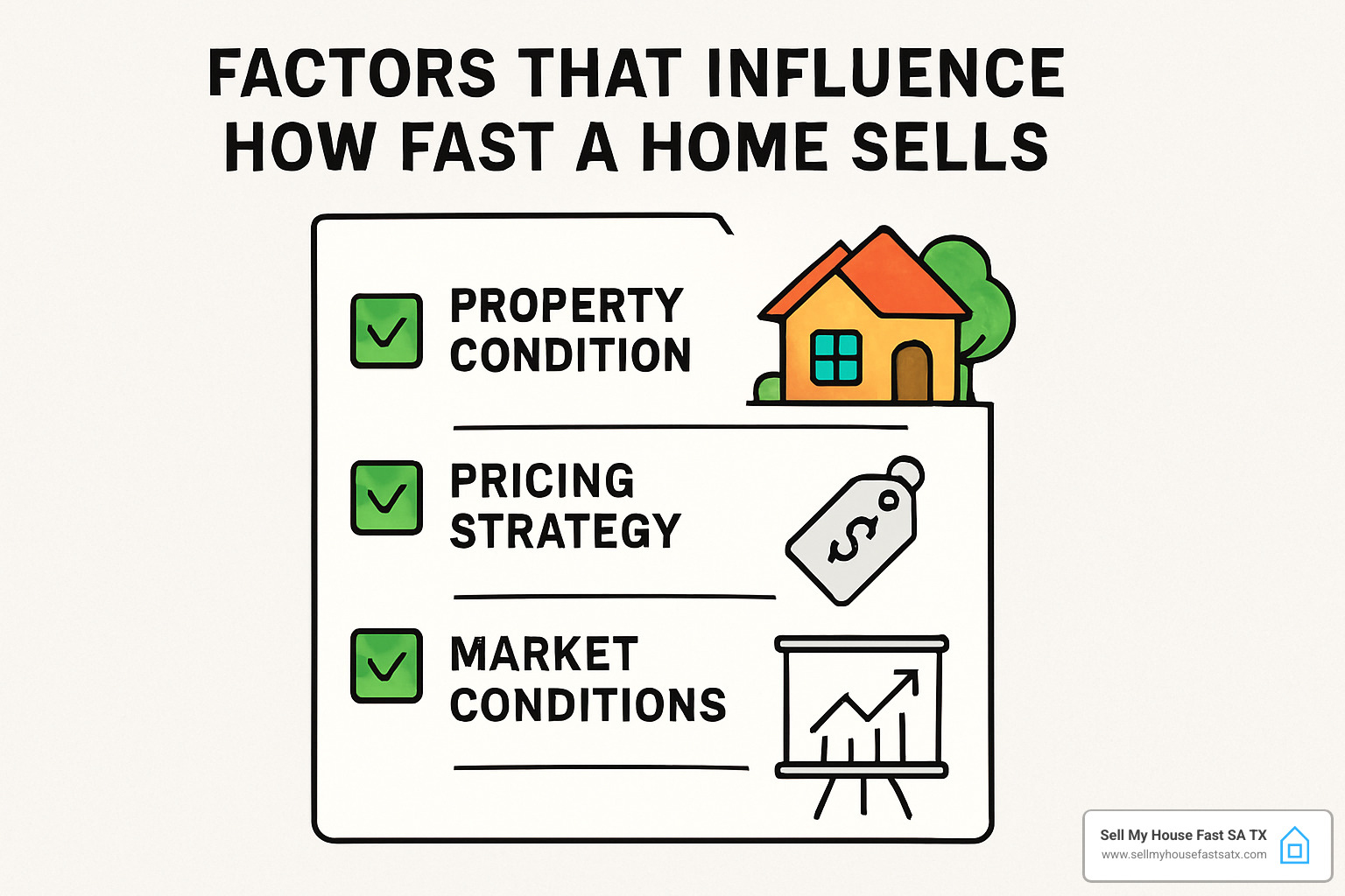 checklist of home selling factors - average time to sell a house in san antonio