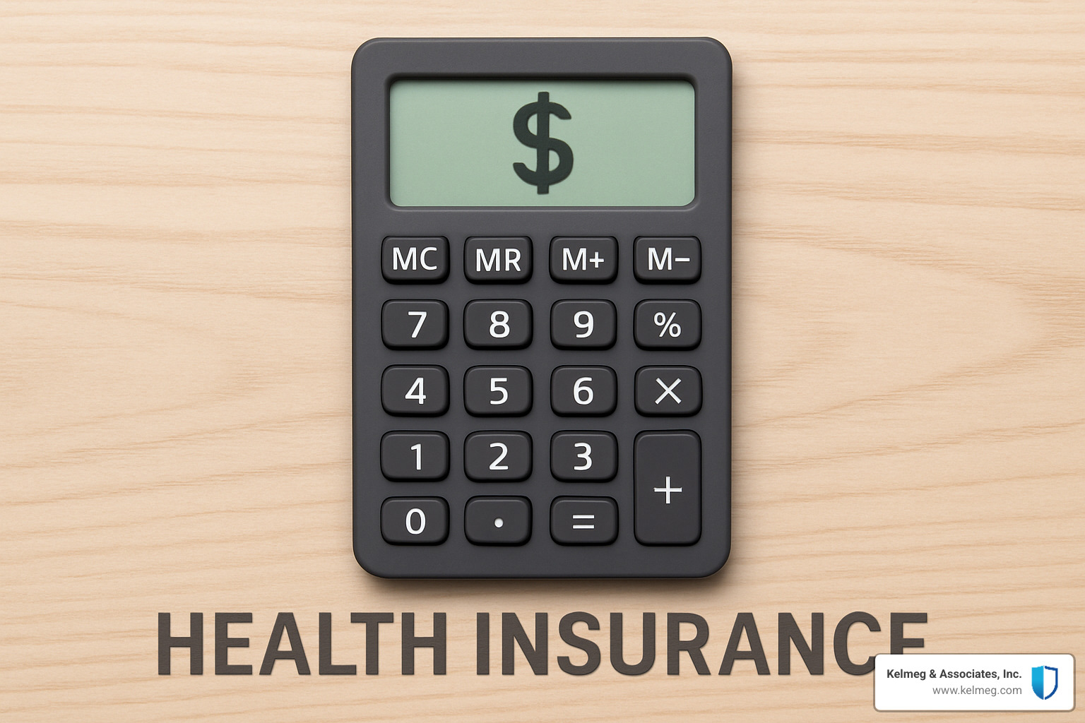 Calculator with a dollar sign, symbolizing savings on health insurance - Colorado health exchange plans
