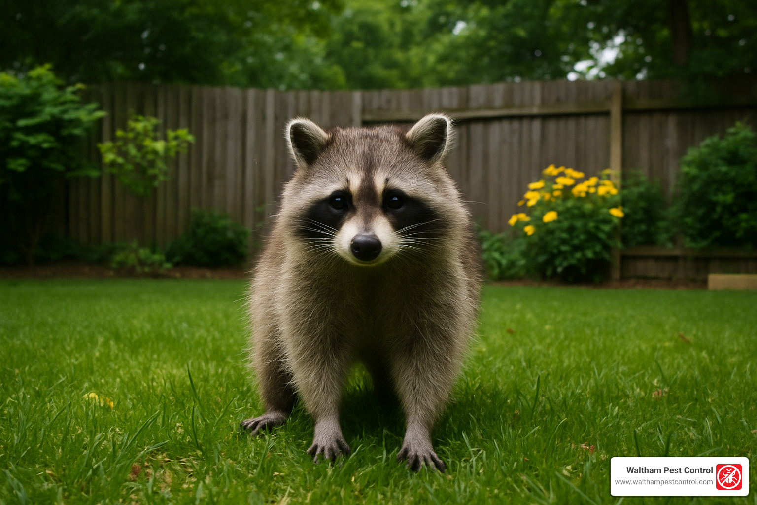 professional wildlife technician safely inspecting potential raccoon entry point - i have a raccoon in my yard