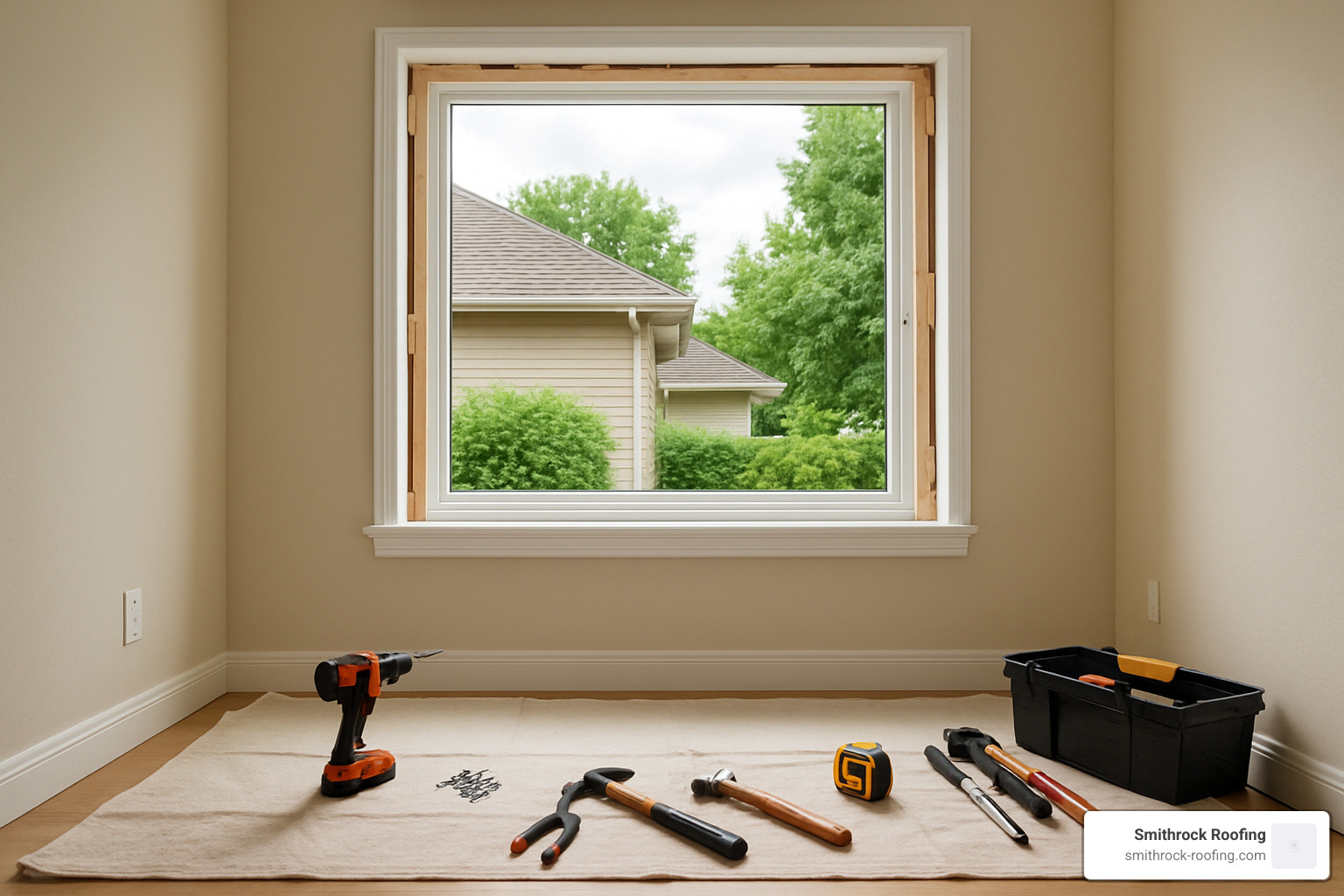Clean and organized window installation site - window replacement service winston salem nc
