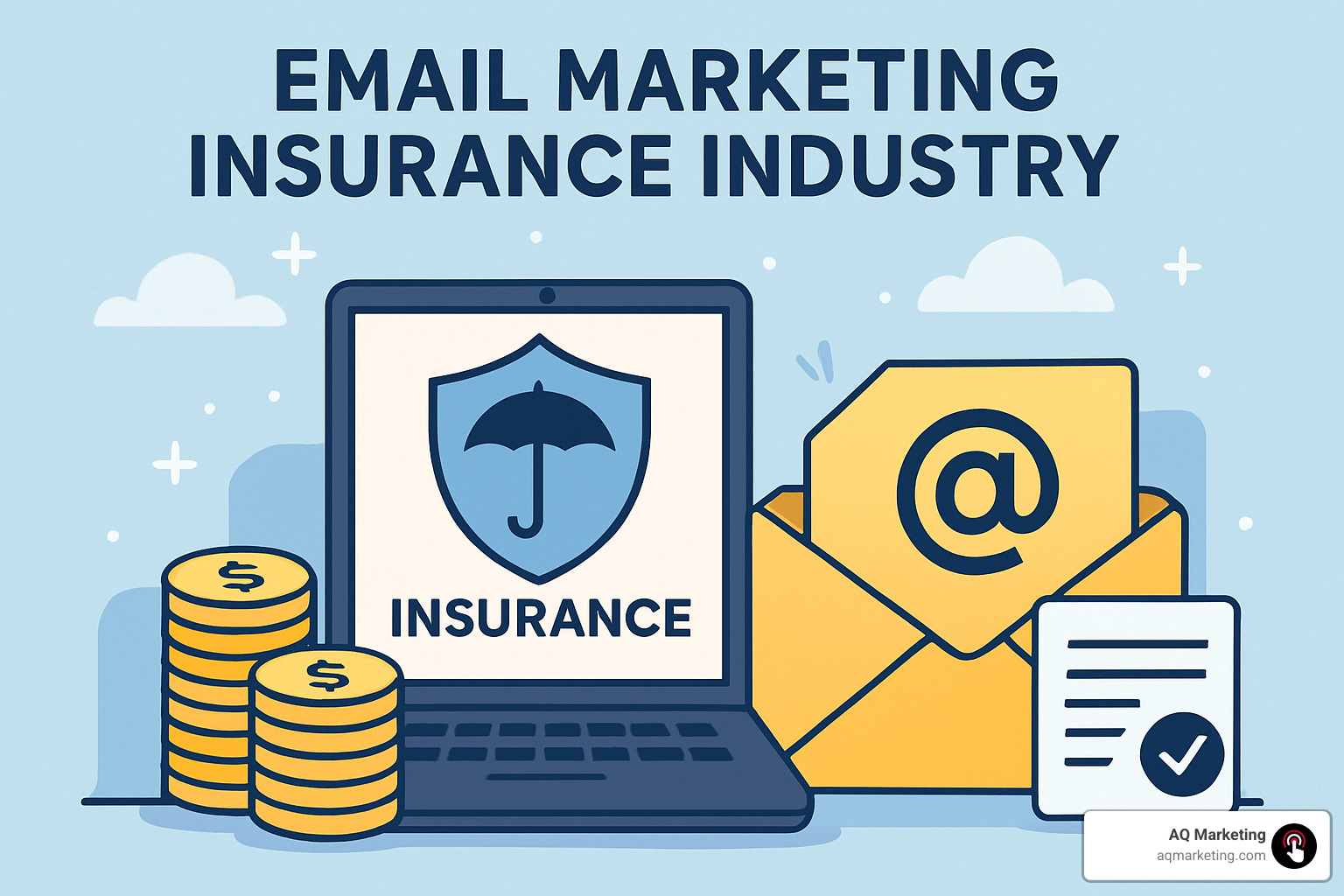 lead magnet offer on an insurance agency's website - email marketing insurance industry