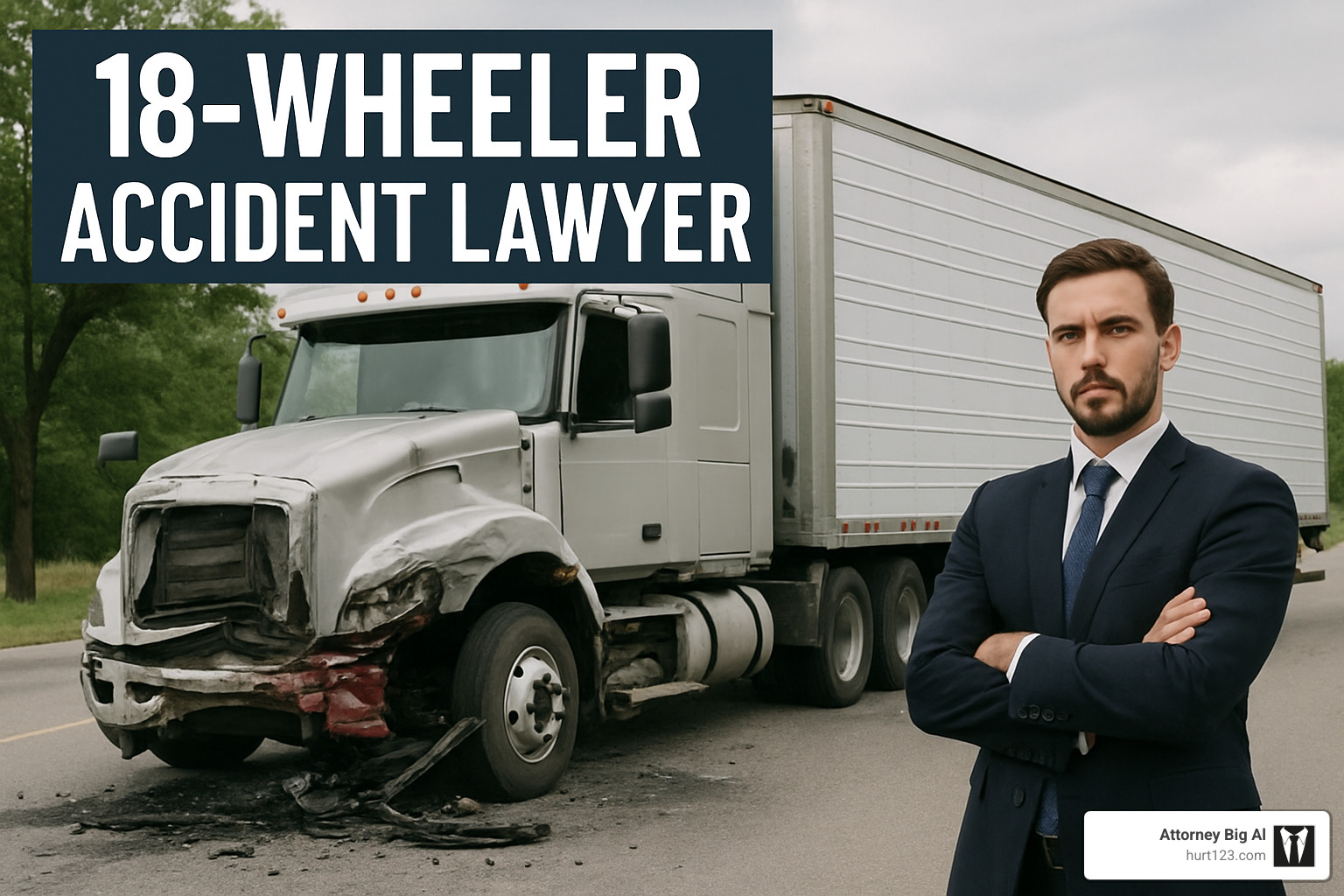 Heavy truck traffic on I-95 in South Florida - 18 wheeler accident lawyer