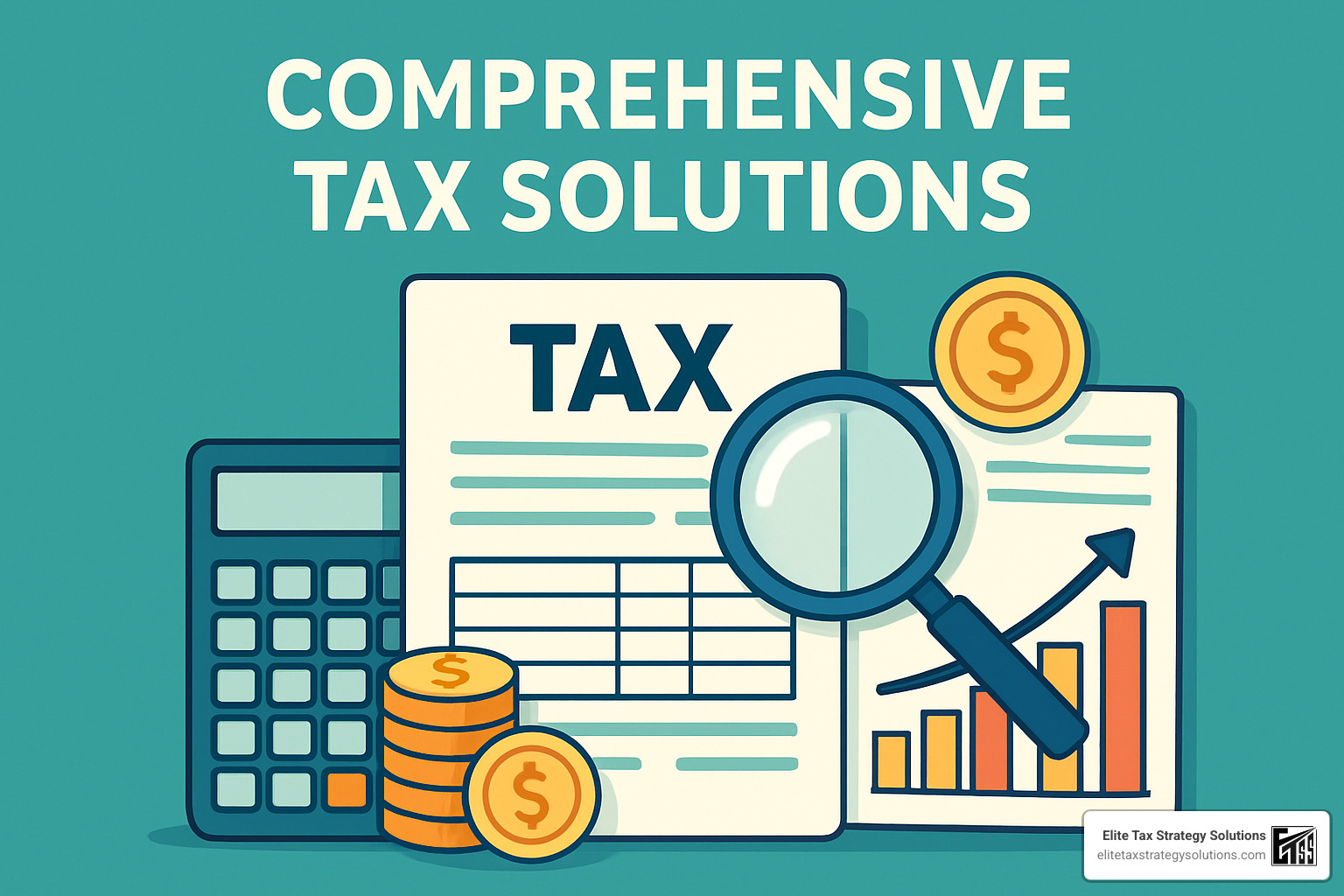 Graph showing cumulative tax savings over five years through strategic tax planning versus basic preparation - comprehensive tax solutions