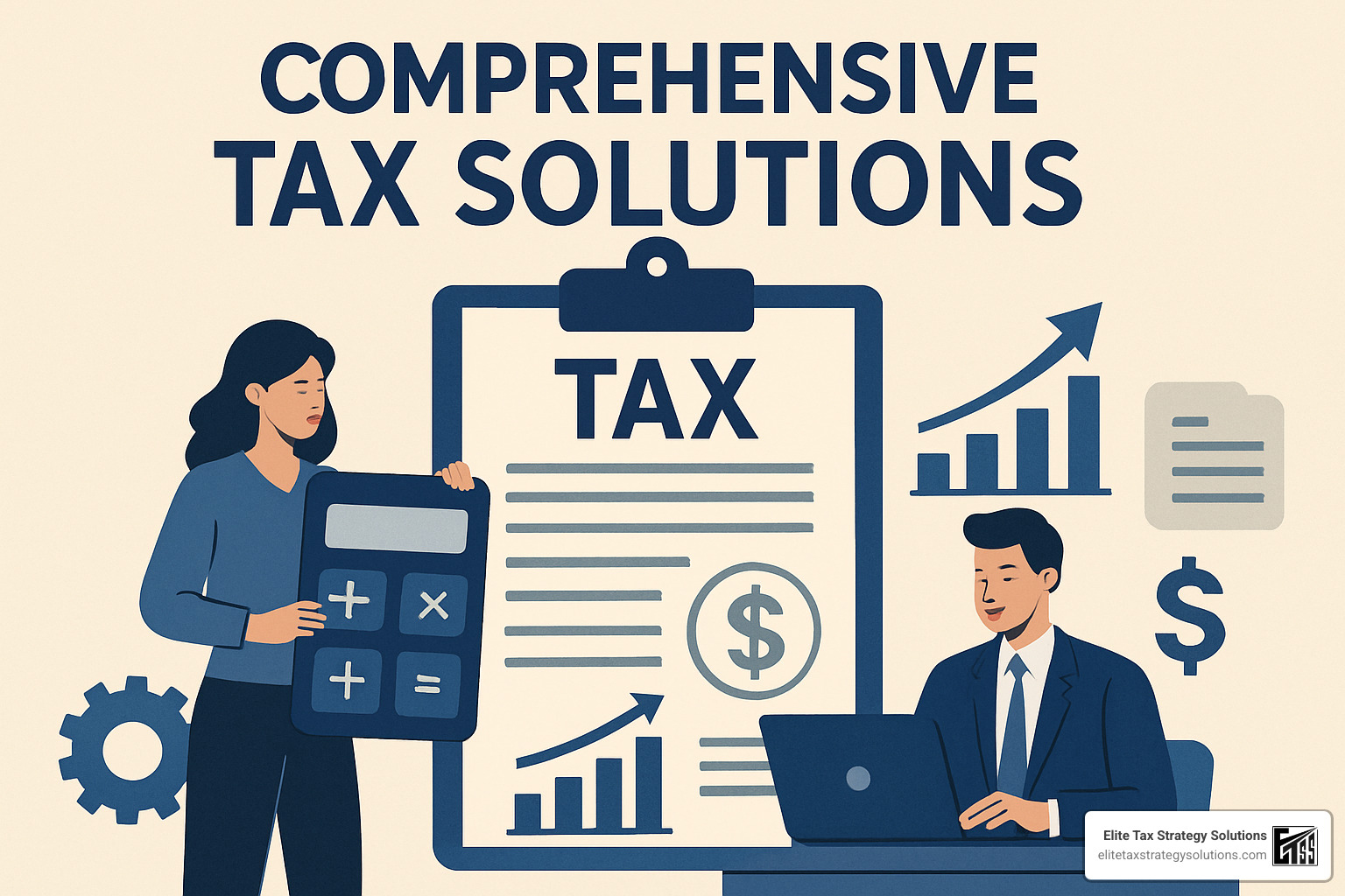 Year-round tax planning calendar showing quarterly strategy sessions and key financial touchpoints - comprehensive tax solutions