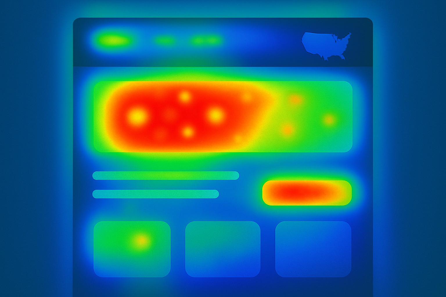 website heatmap showing user interaction patterns - content performance analytics tools