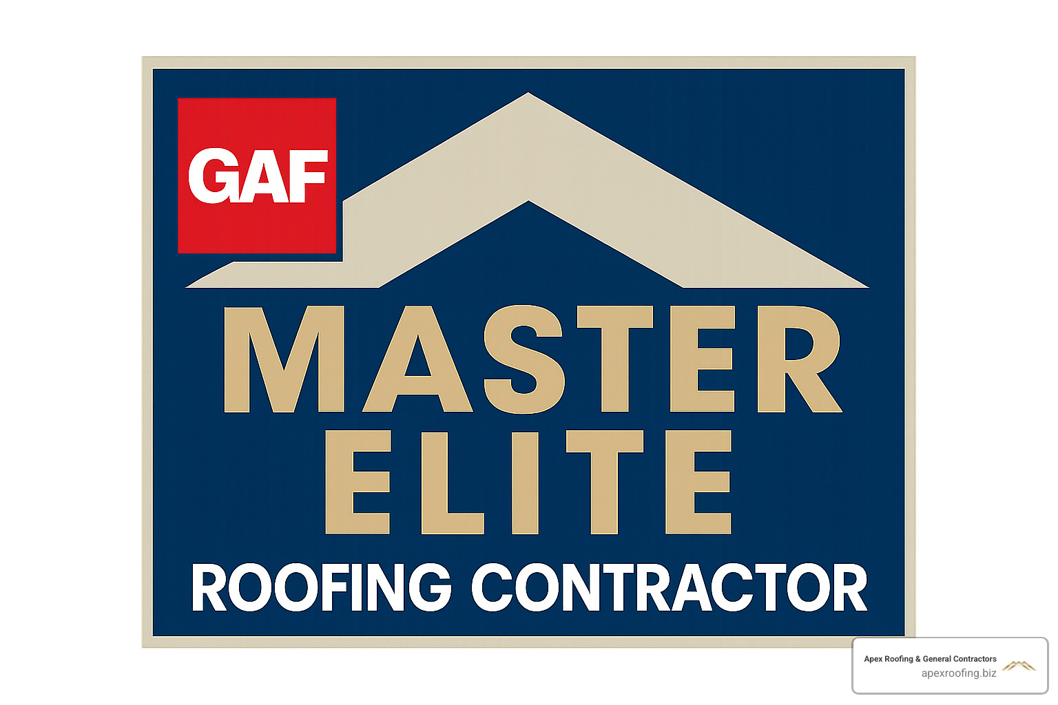 GAF Master Elite certification logo - Alamo Heights roofing