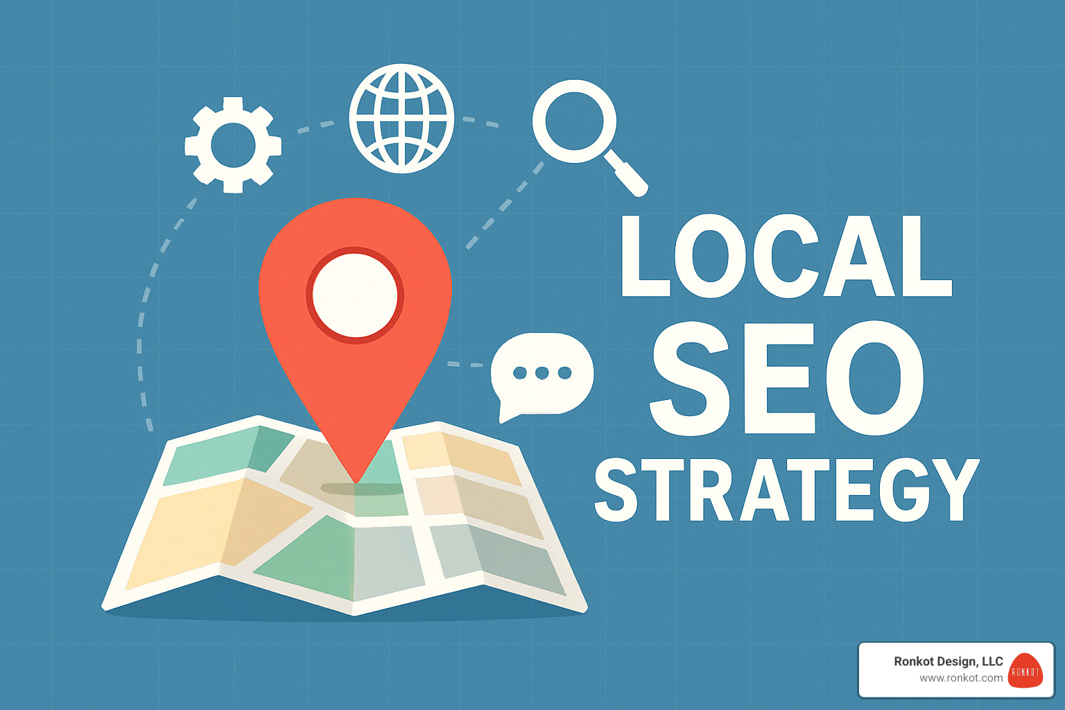 website location page featuring an embedded Google map, local business information, and community-focused content - local seo strategy