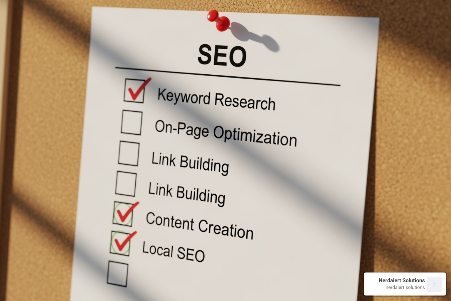 Checklist showing different SEO services - palm springs seo services Checklist showing different SEO services - palm springs seo services