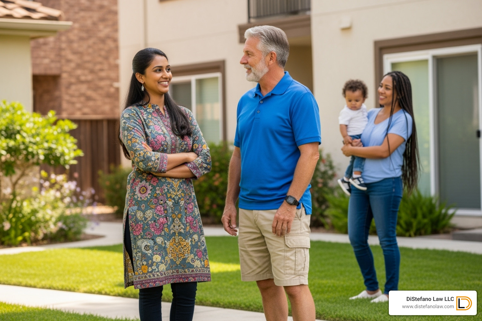 A diverse group of people: a small business owner, a homeowner, and a renter - Slip and fall insurance