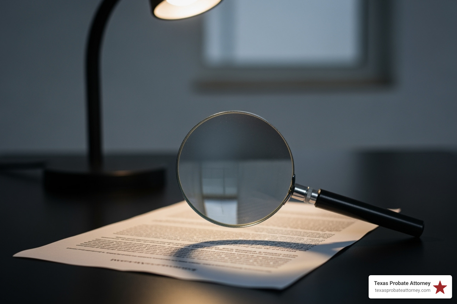 Contested will document with magnifying glass - What is estate litigation