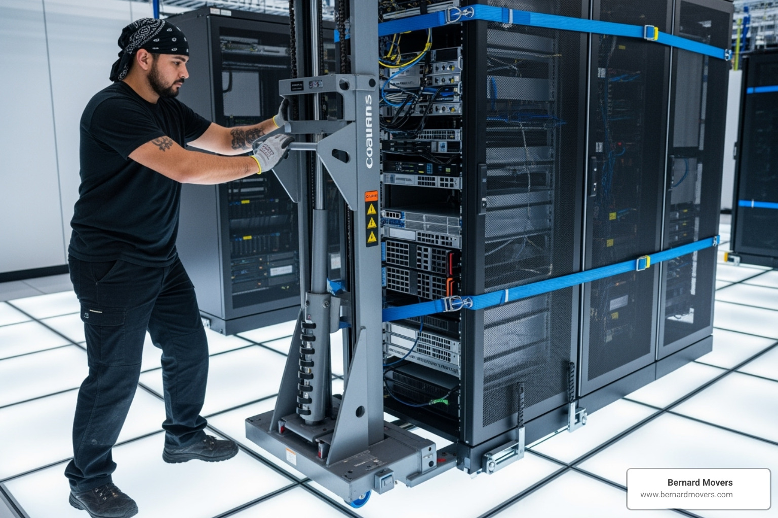 specialized equipment for server rack moving - office moving and storage solutions