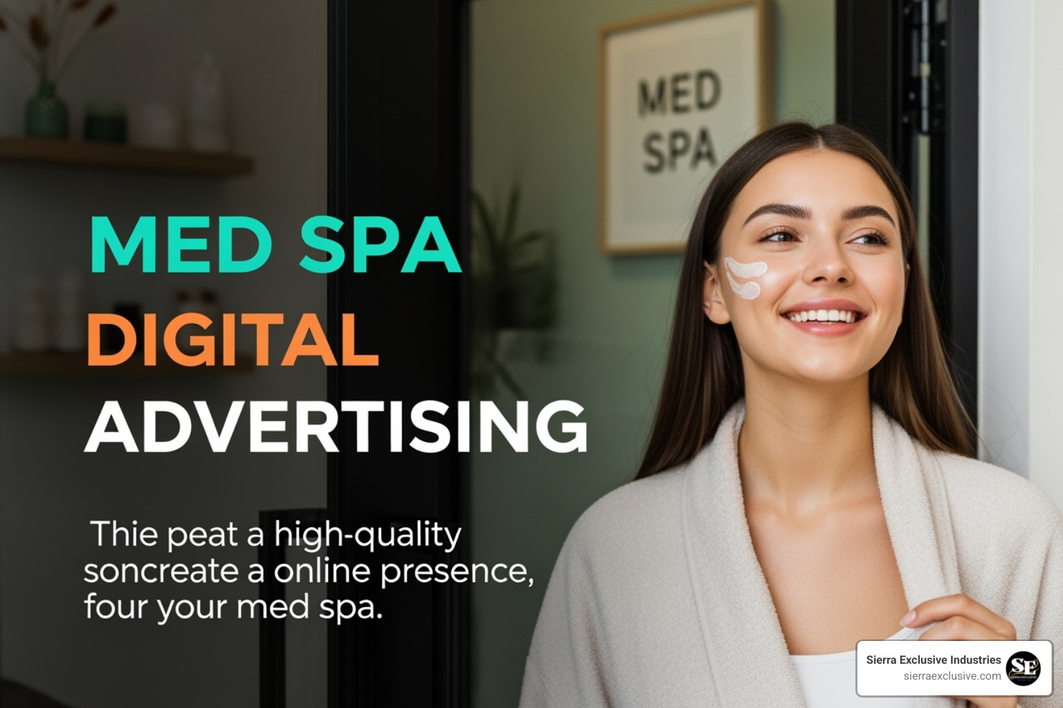 Google's local 3-pack search results for med spa near me - Med spa digital advertising