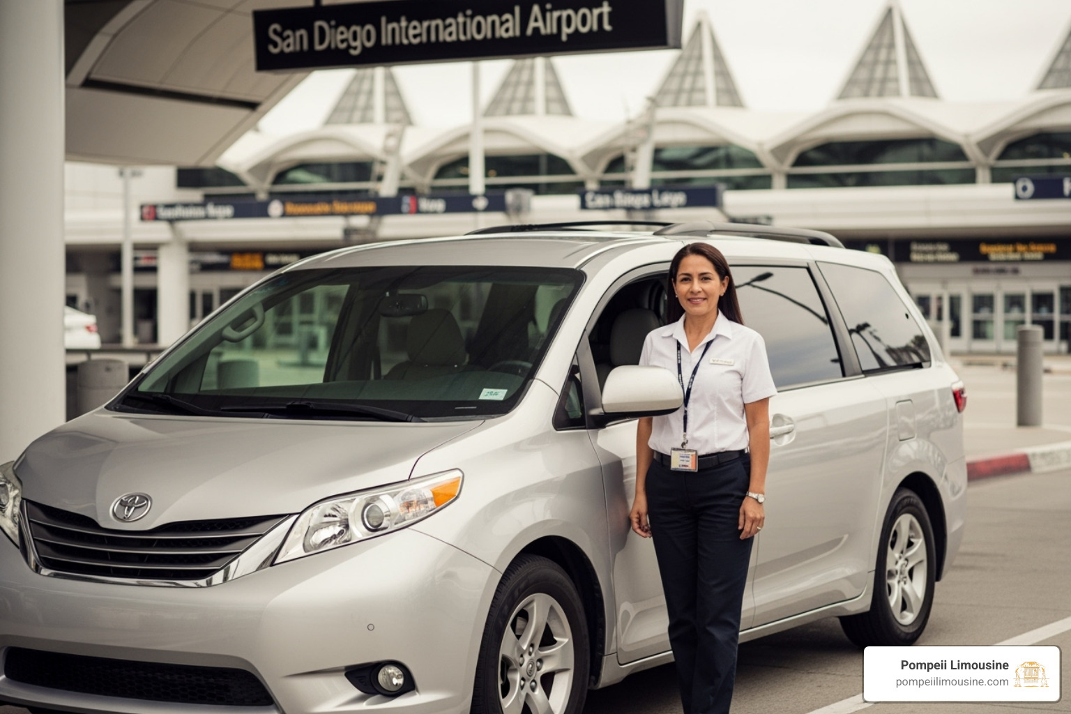 professional chauffeur at LAX pickup - car service san diego to lax
