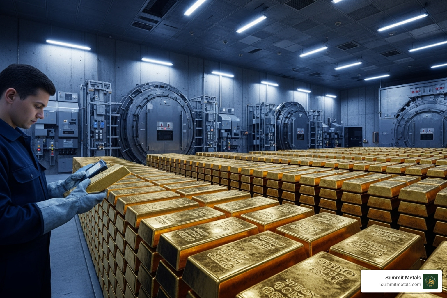 world map highlighting top international gold storage locations - international gold storage