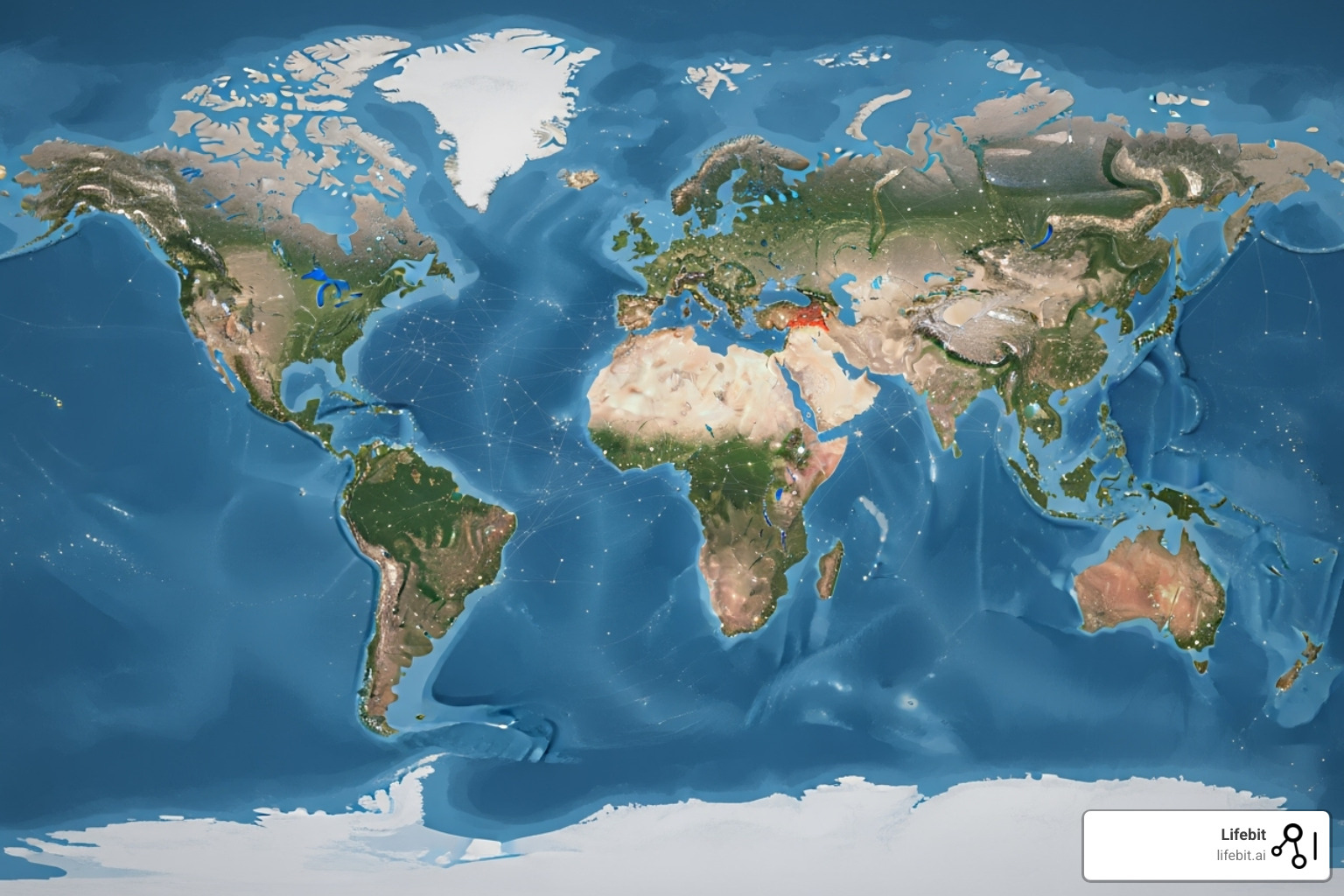 World map showing global distribution of OHDSI collaborators and OMOP implementations across North America, Europe, Asia, and other continents - OMOP